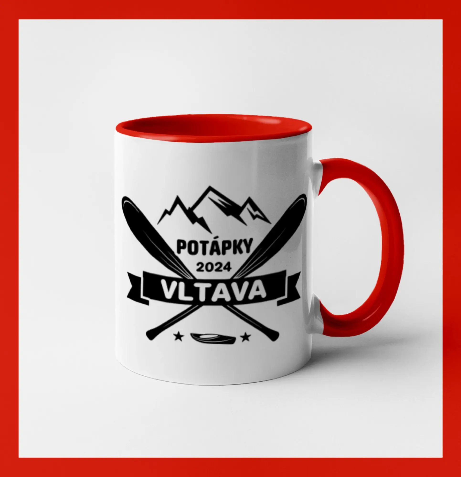 K vode - pádla hory (vlastný nápis)