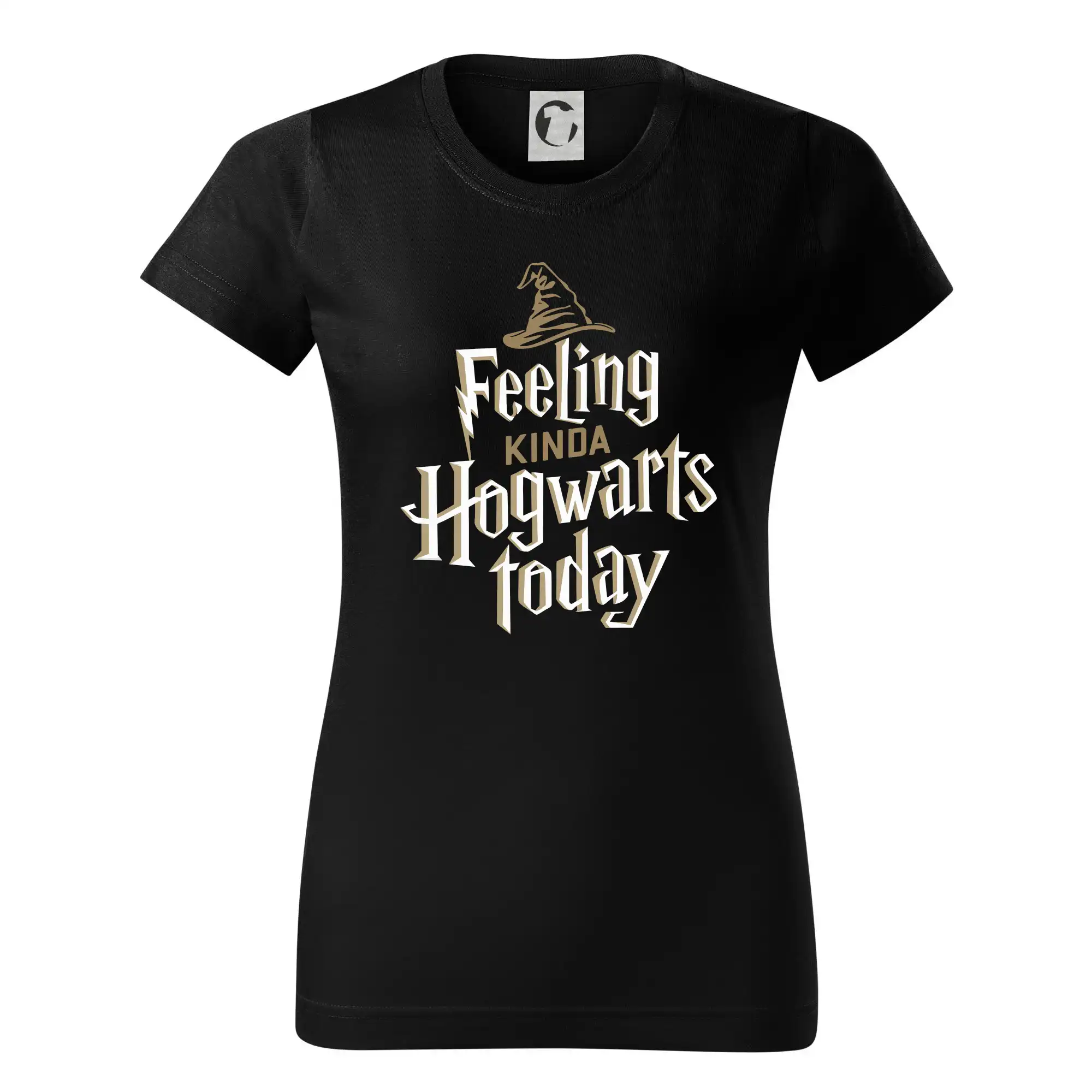 Filmové tričká - Feeling kinda Hogwarts today - Dámske tričko basic - ľahko voľnejšie a dlhšie