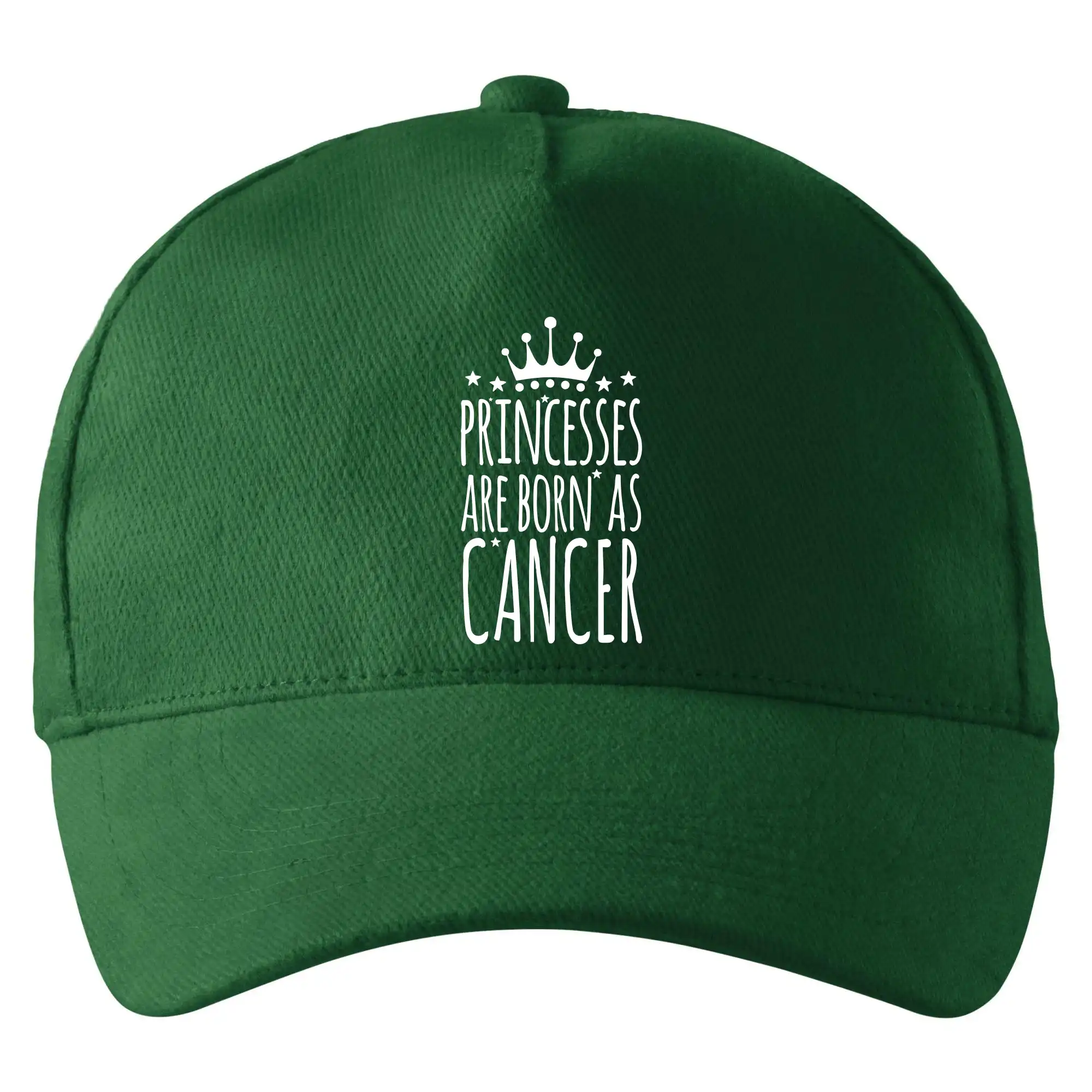 Tričká Rak - Princesses are born as Cancer - Rak - Šiltovka so zahnutým šiltom a mosaznou sponou