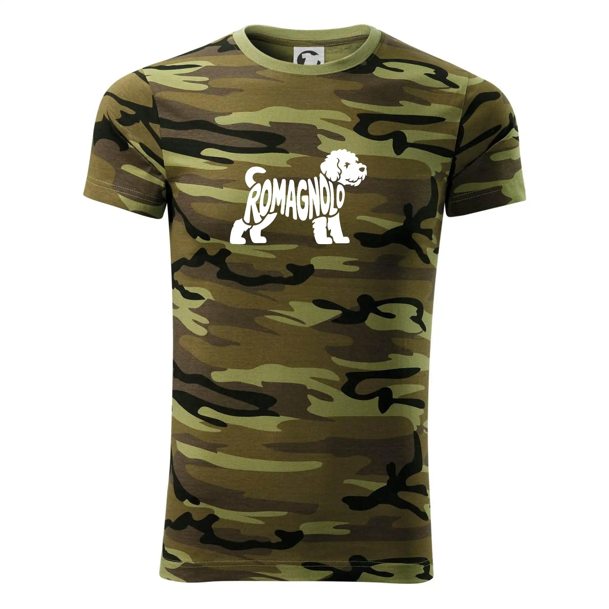Ostatné psie plemená - Romagnolo nápis v tele - Army CAMOUFLAGE
