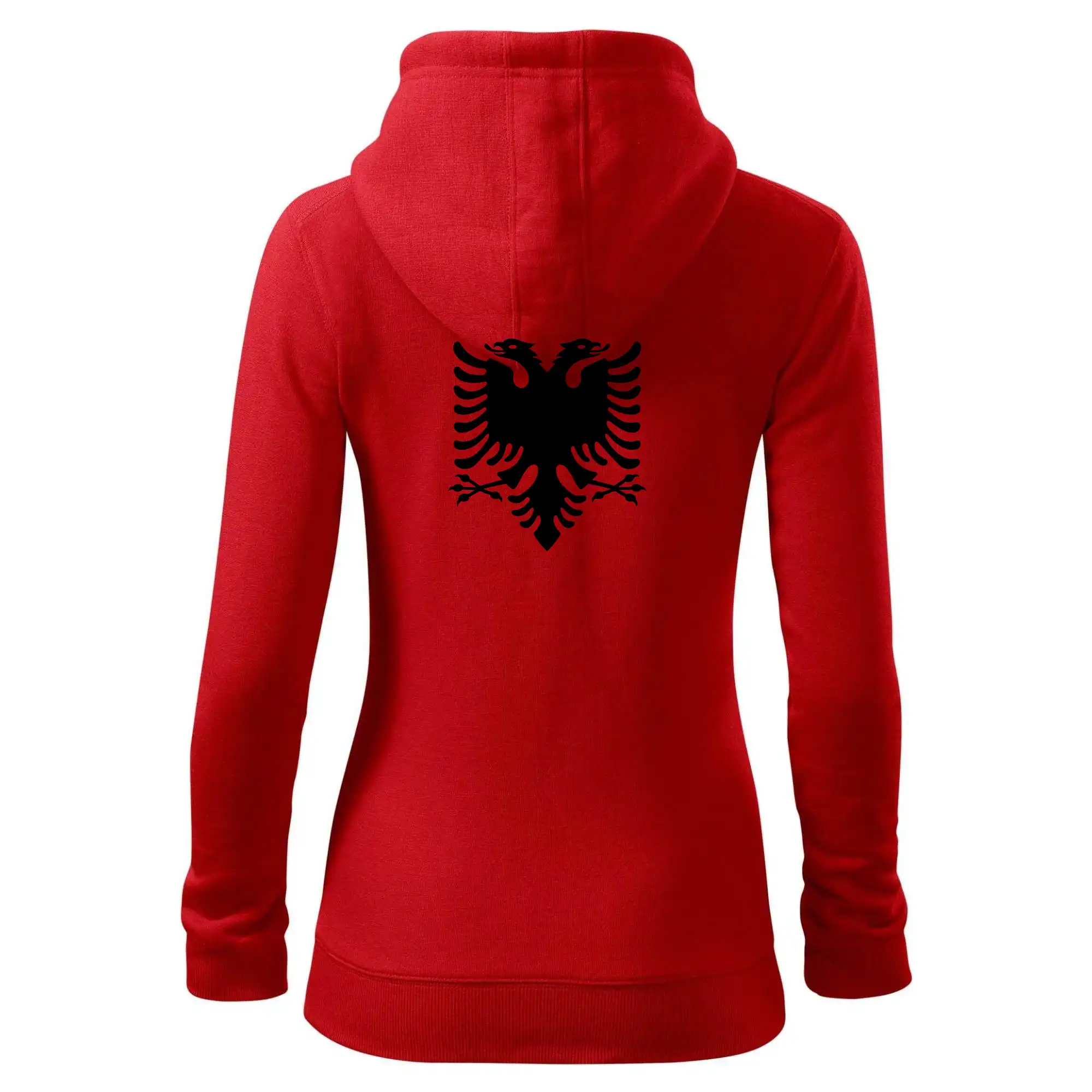 Ostatné mestá / miesta - Albánsko orlice - Mikina dámska trendy zipper s kapucňou