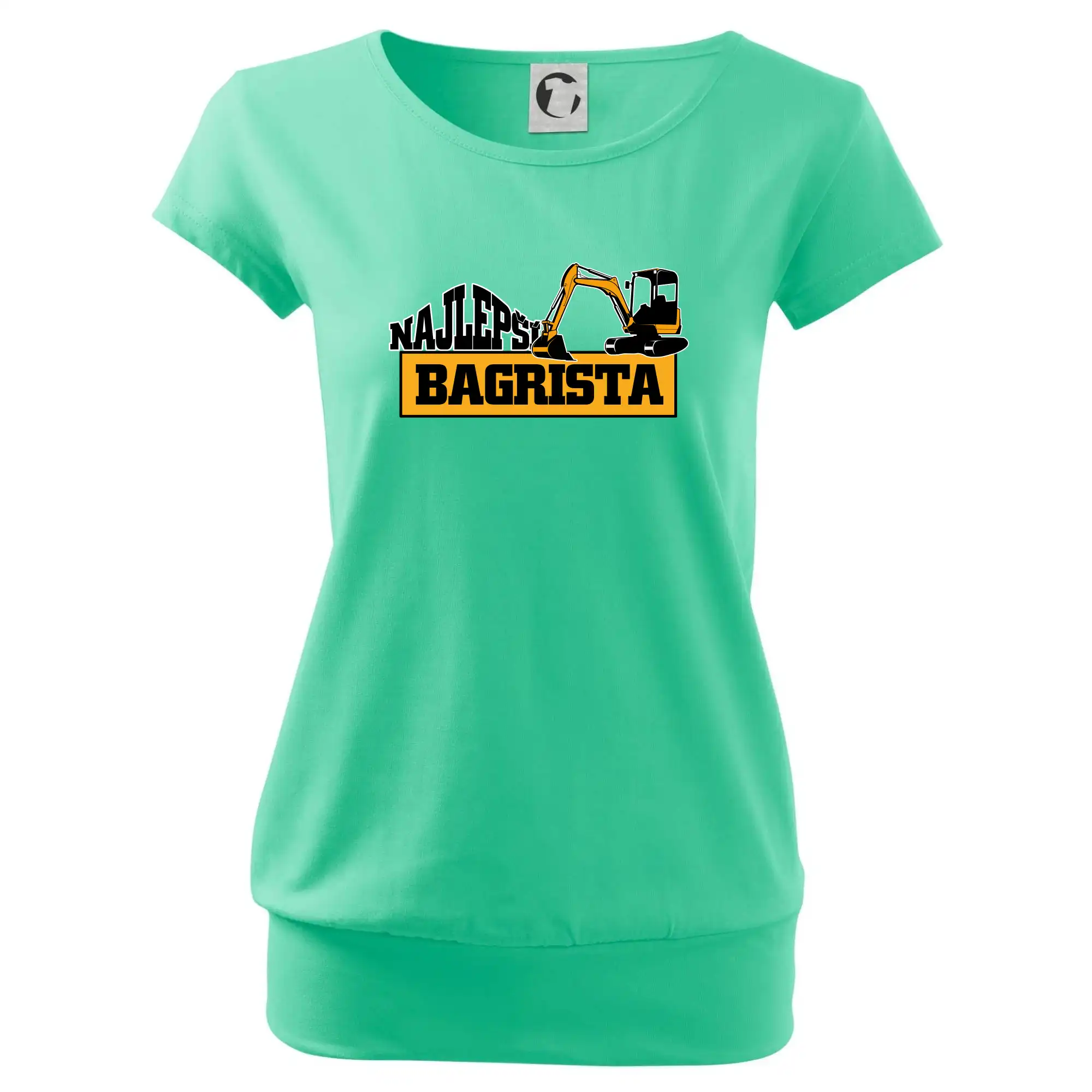 Najlepší bagrista minibager - Voľné tričko city