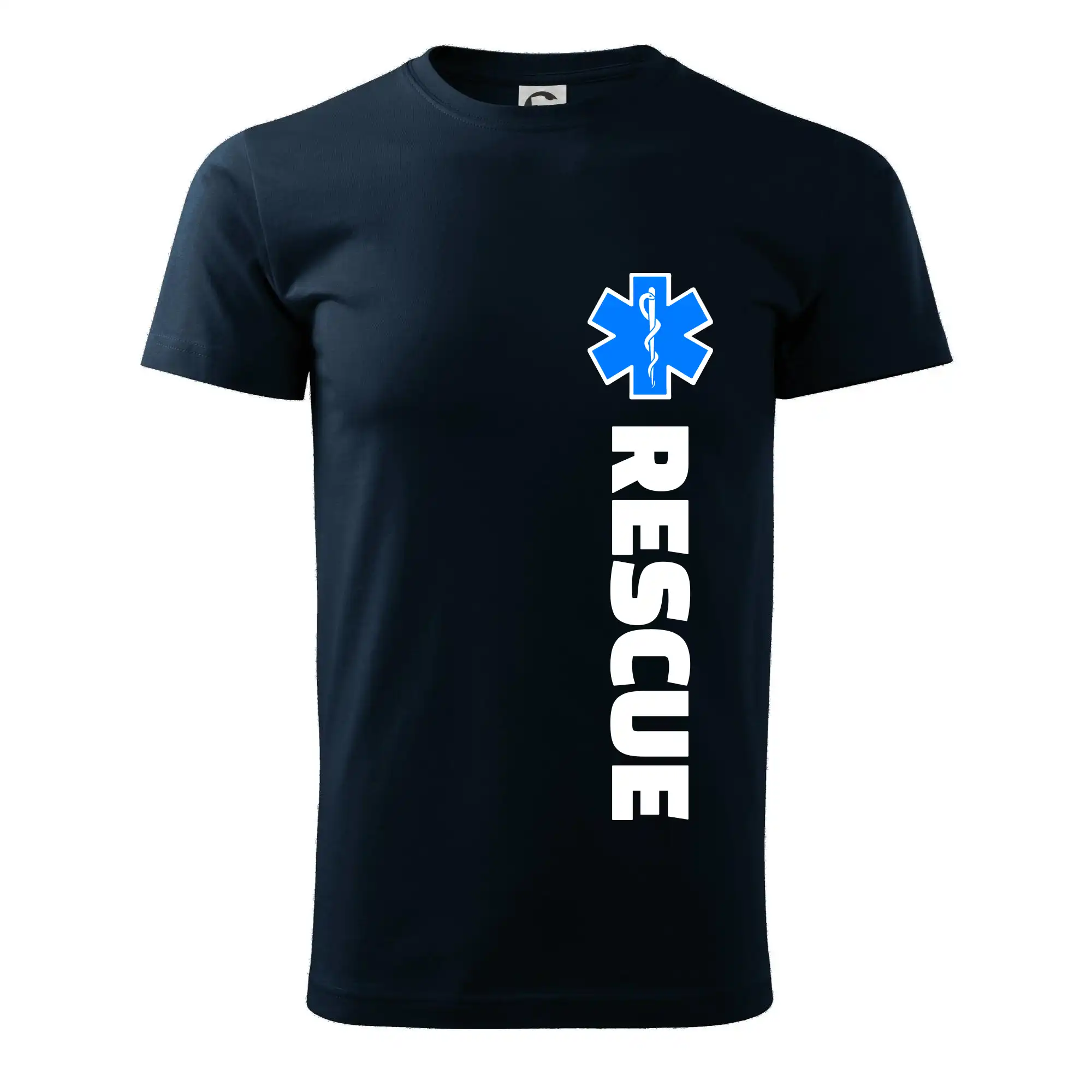 Tričká a mikiny pre záchranárov a lekárov - Kvalitné oblečenie pre zdravotníkov - Rescue - pre záchranárov - Tričko extra veľké  (5-8XL)