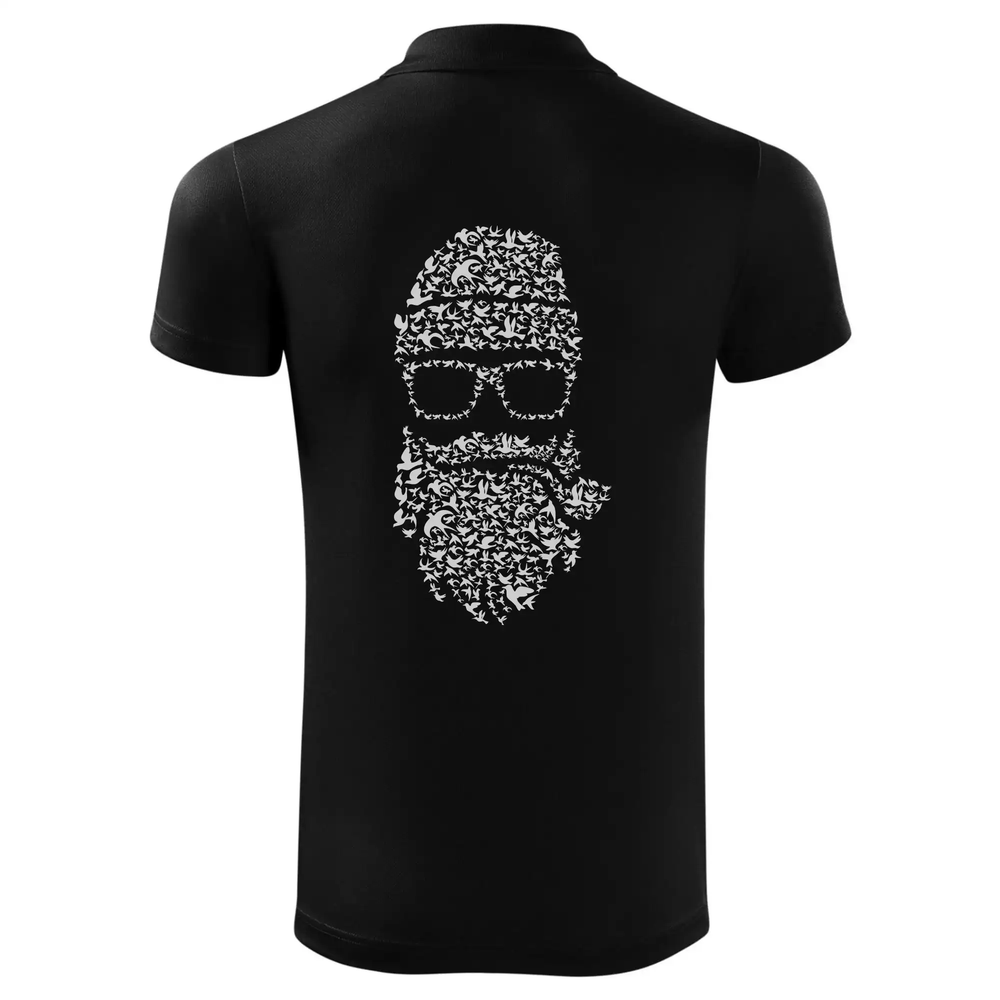 Vousáč složený z ptáků