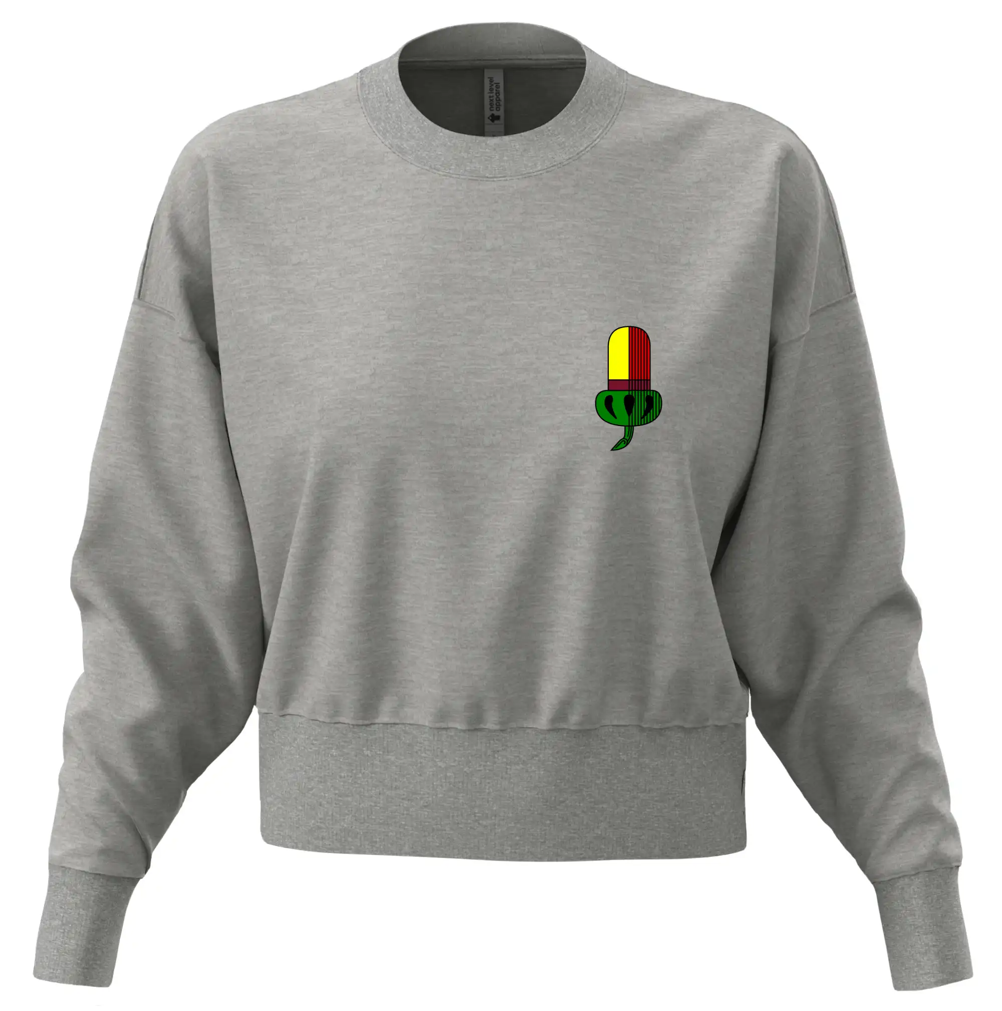 Tričká a mikiny so spoločenskými hrami  - Šiltovka - Prší - Žalude - Mikina oversize crop OVERSIZE