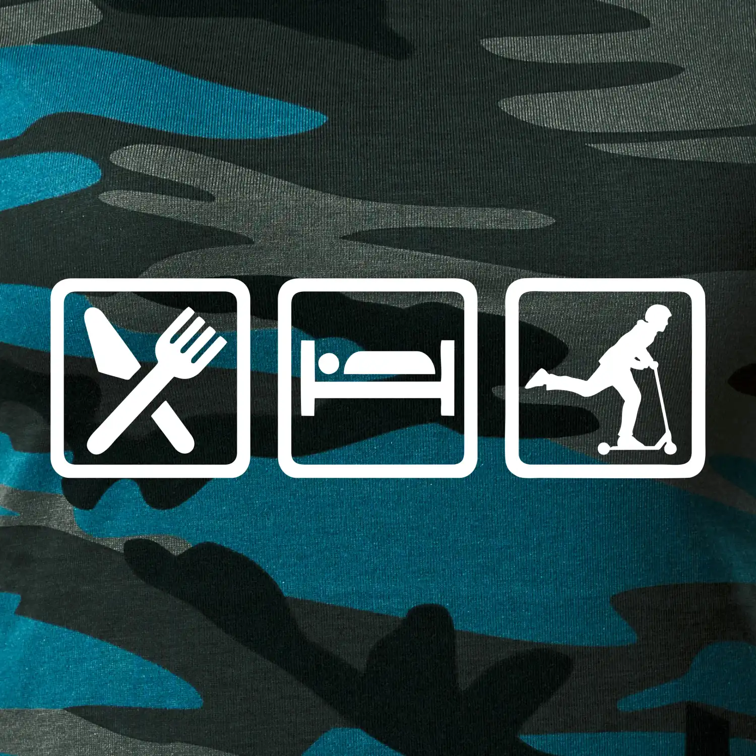 Eat sleep koloběh - koloběžka