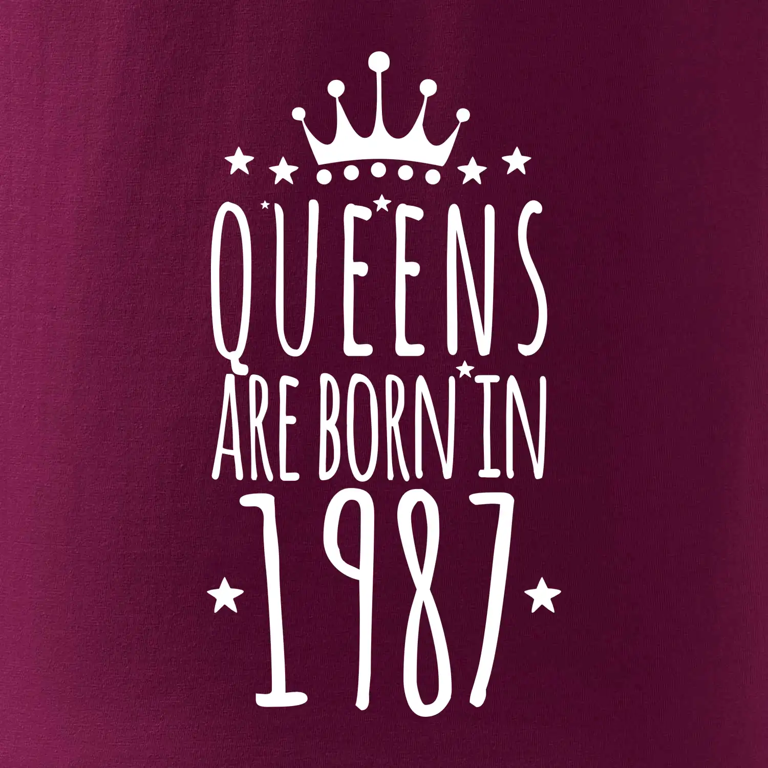 Queens are born in 1987