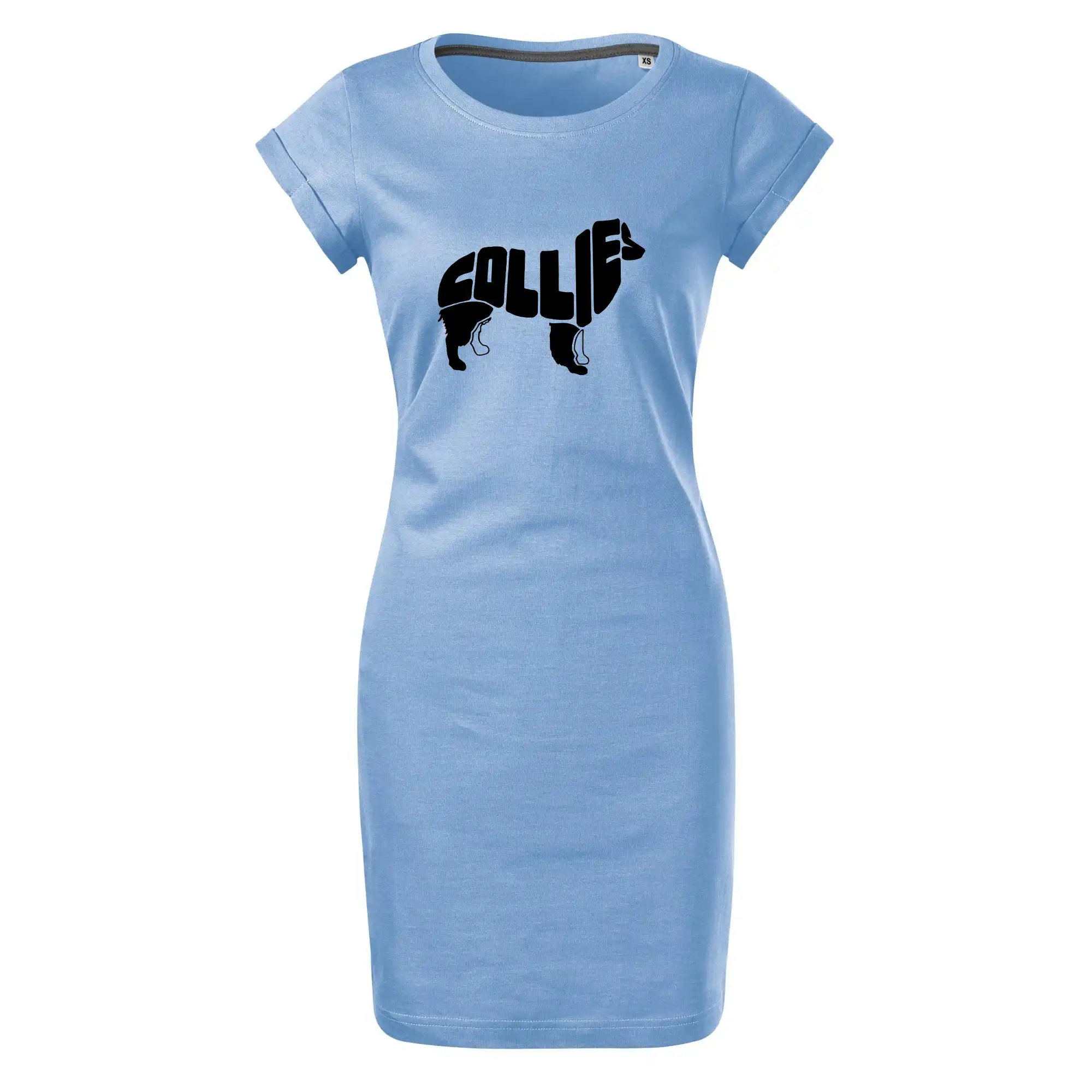 Border kolie písmo v těle