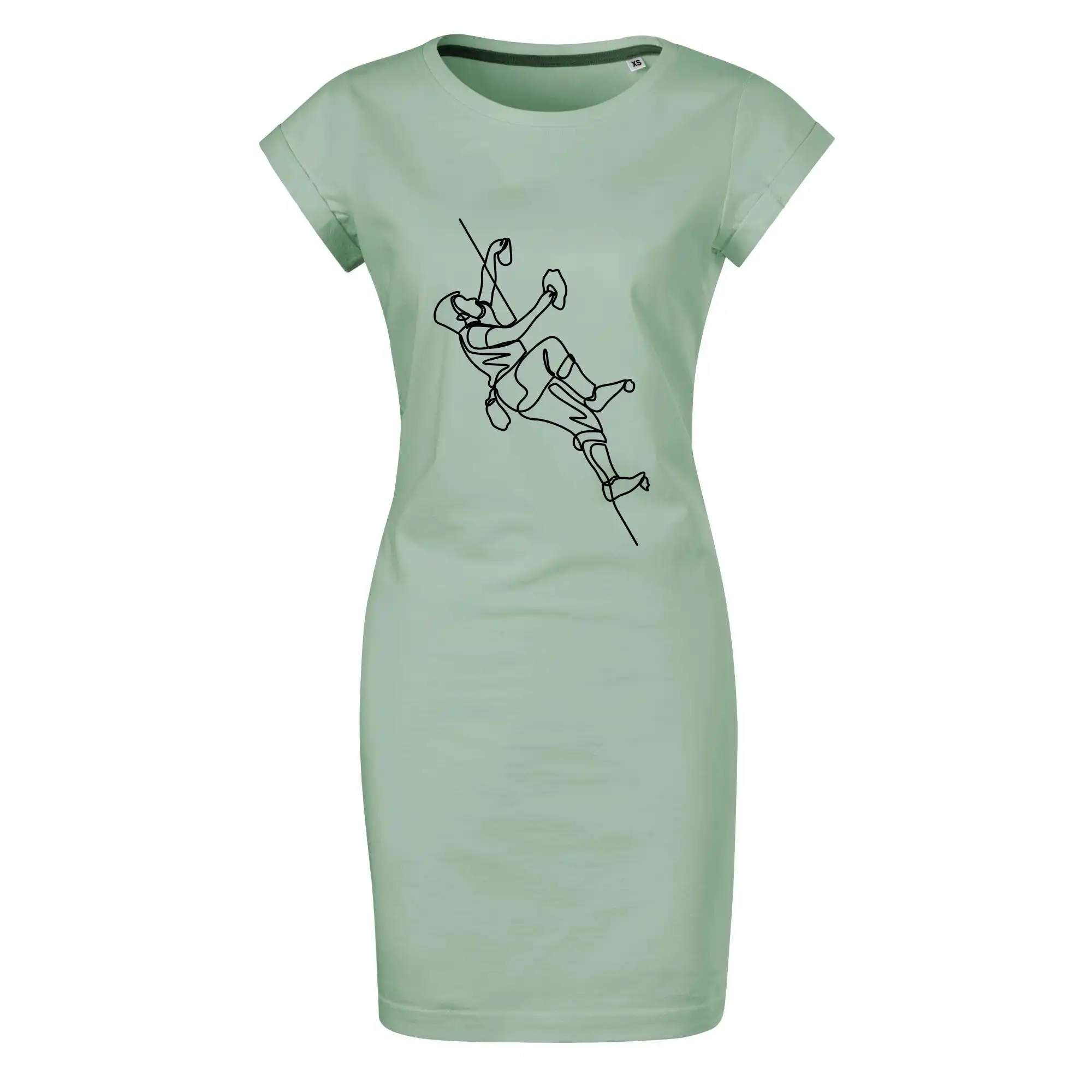 Lezecká stěna jedním tahem