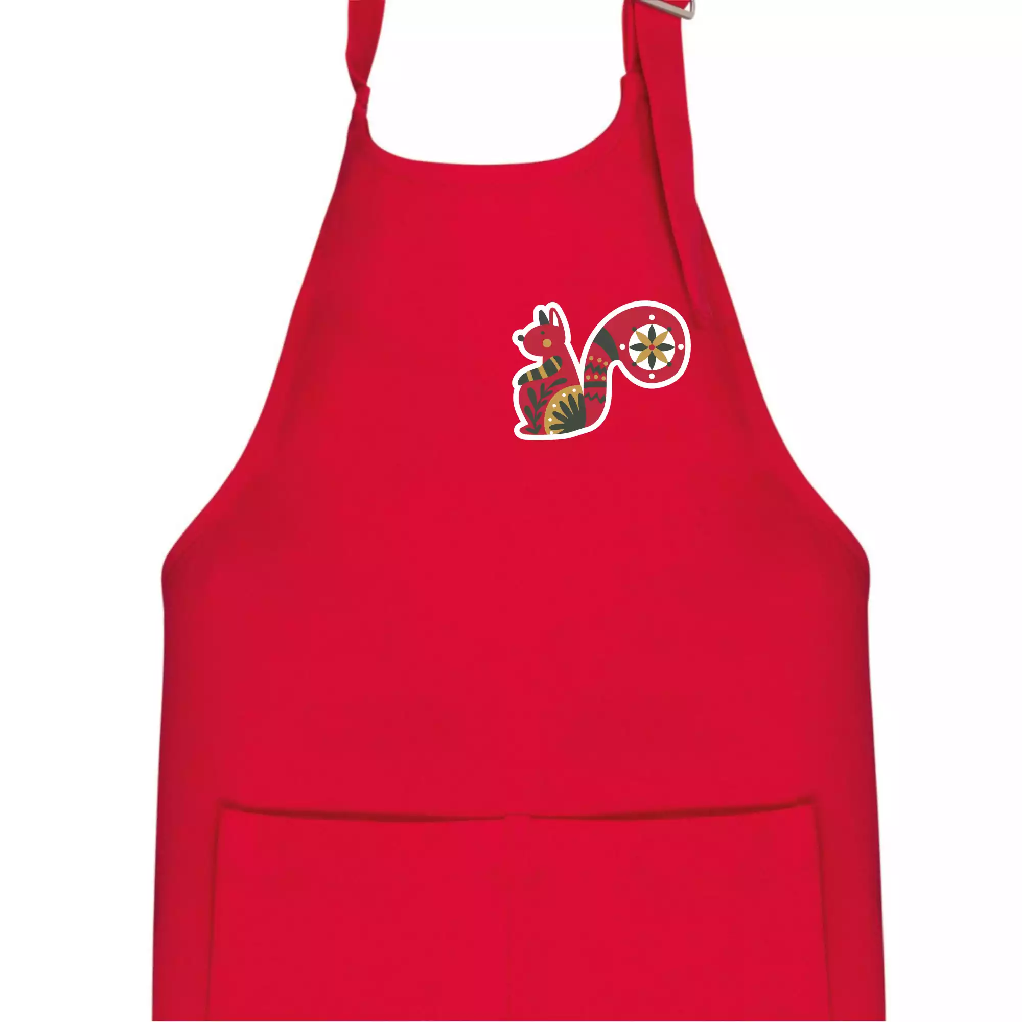 Folklor na prsu veverka