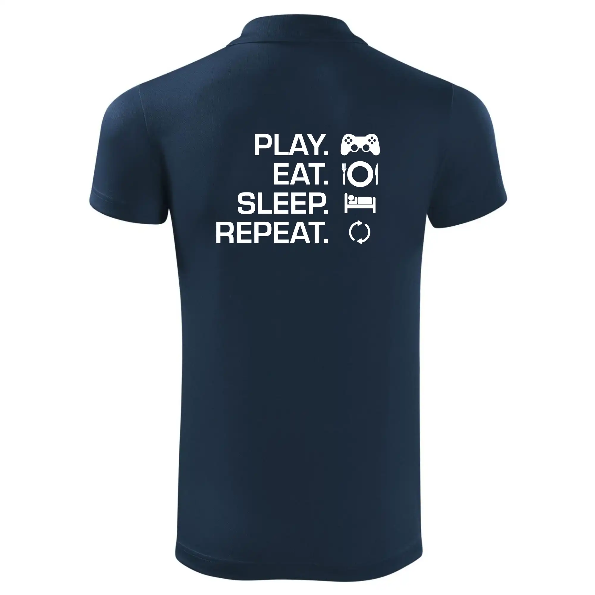 Eat sleep repeat - Play Eat Sleep Repeat game - Polokošeľa Victory (športové)