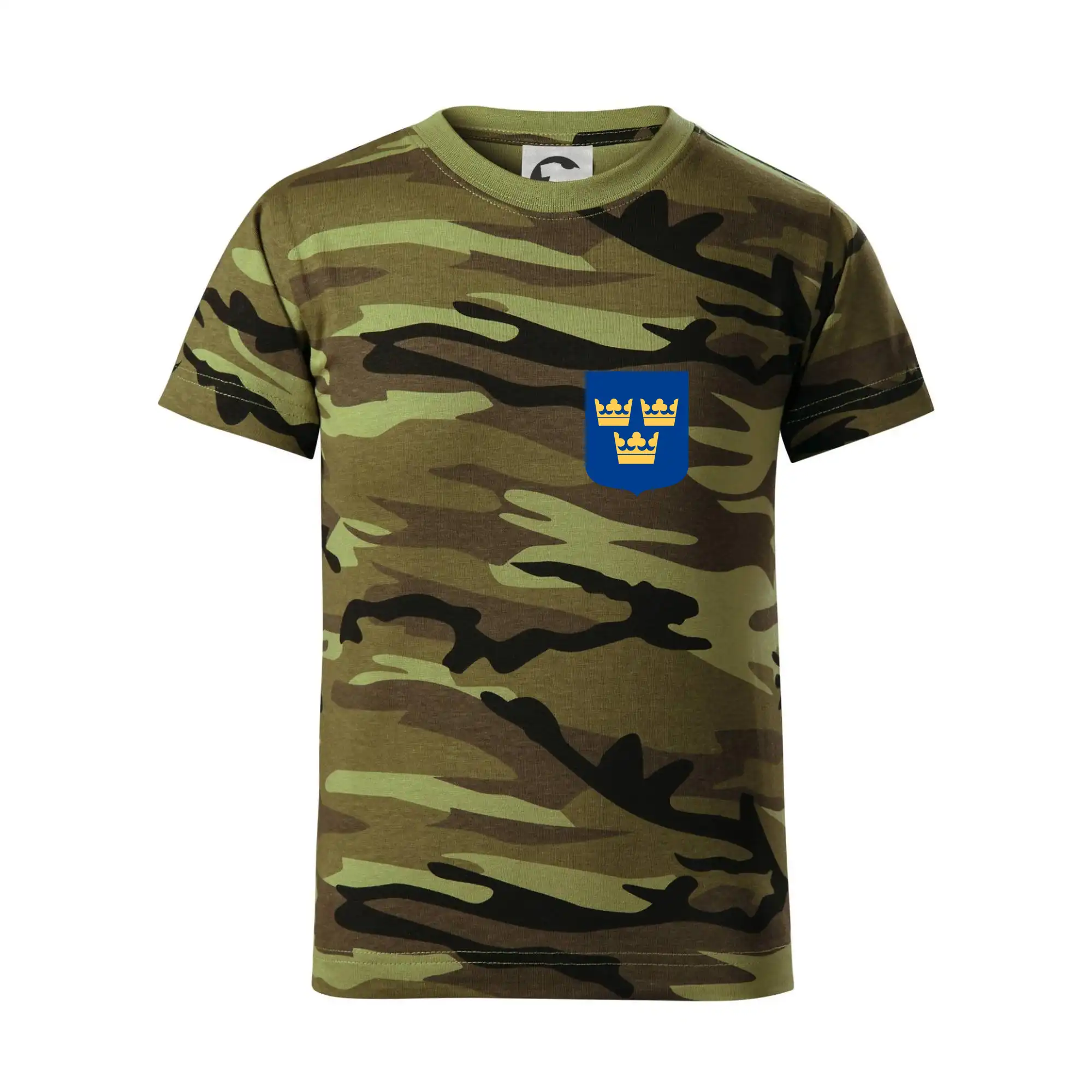 Švédský znak tři korunky na prso
