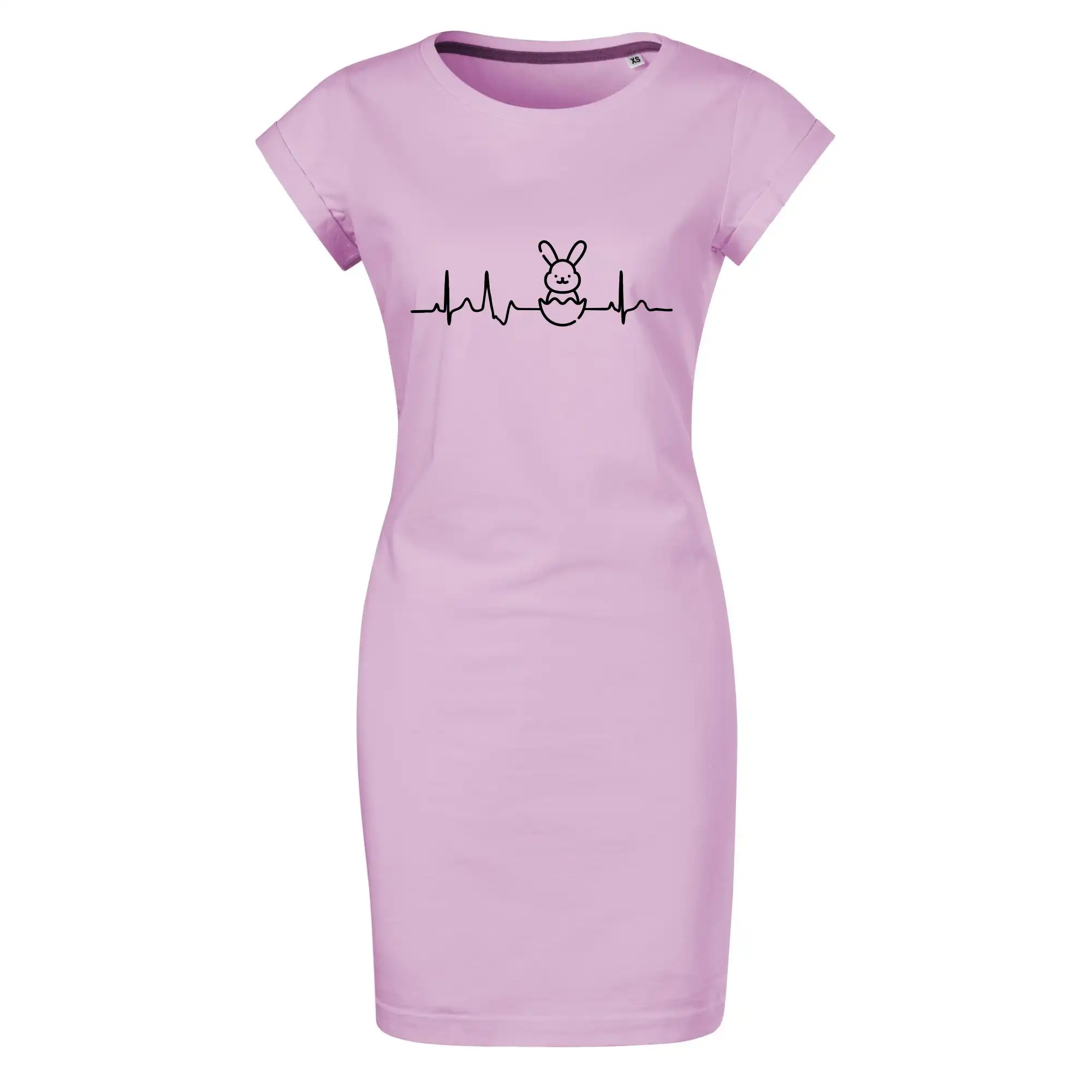 Veľkonočné tričká - EKG Veľkonočný zajac - Tričko Šaty FREEDOM