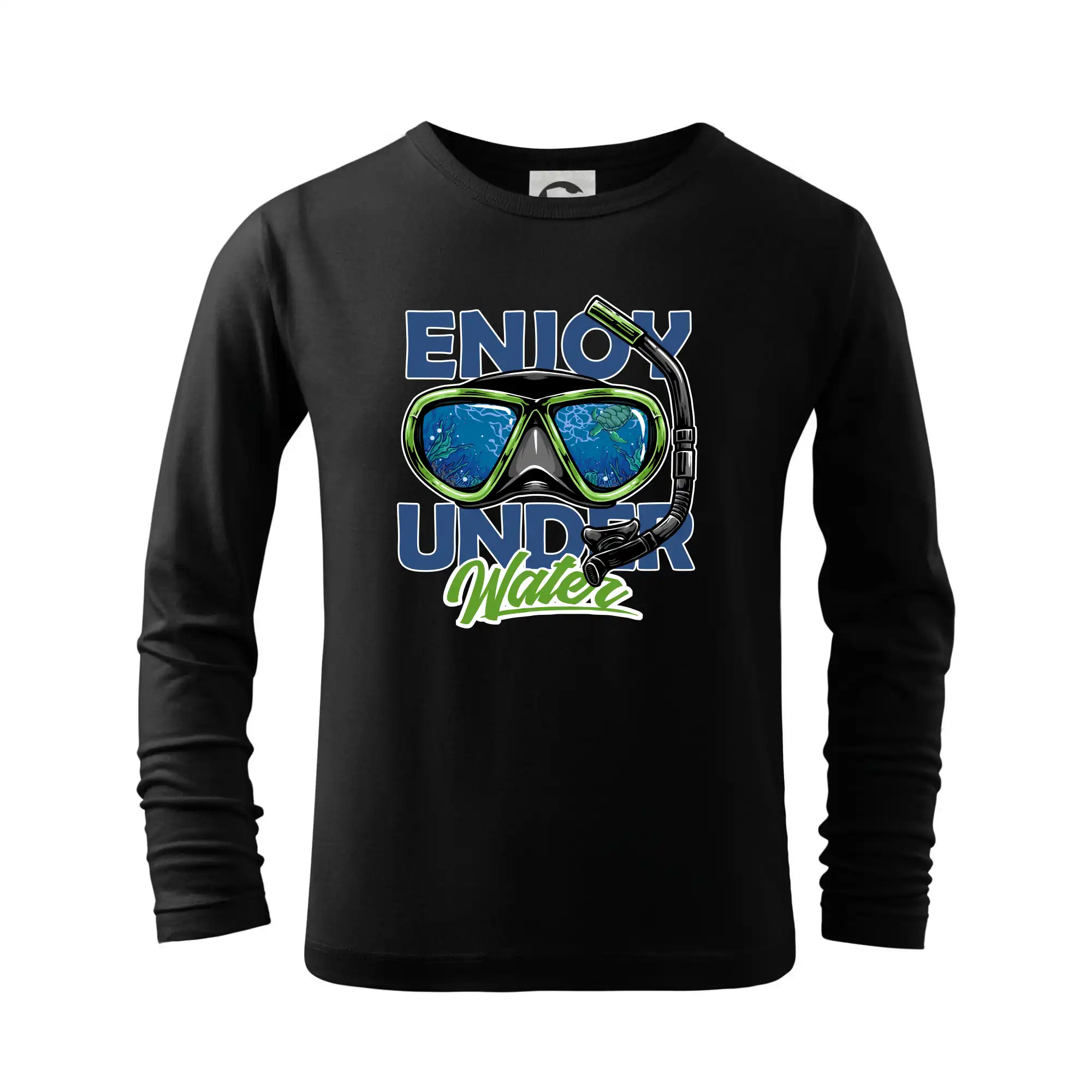 Potápačské tričká - Enjoy Under Water - Tričko detské Long Sleeve