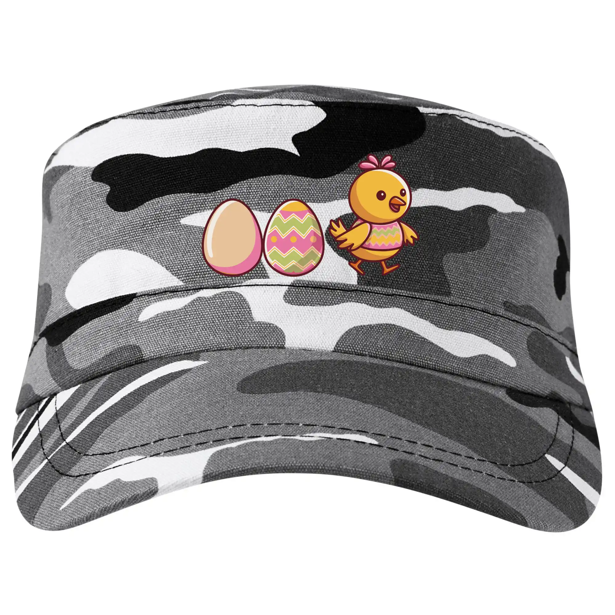 Veľkonočné tričká - Evolúcia vajíčka - veľká noc - kura - Šiltovka CAMO