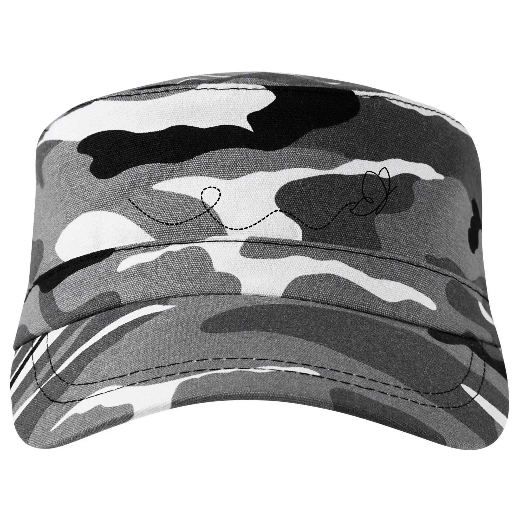 Tričká so zvieratami - Dráha letu motýľa - vlnovka - Šiltovka CAMO