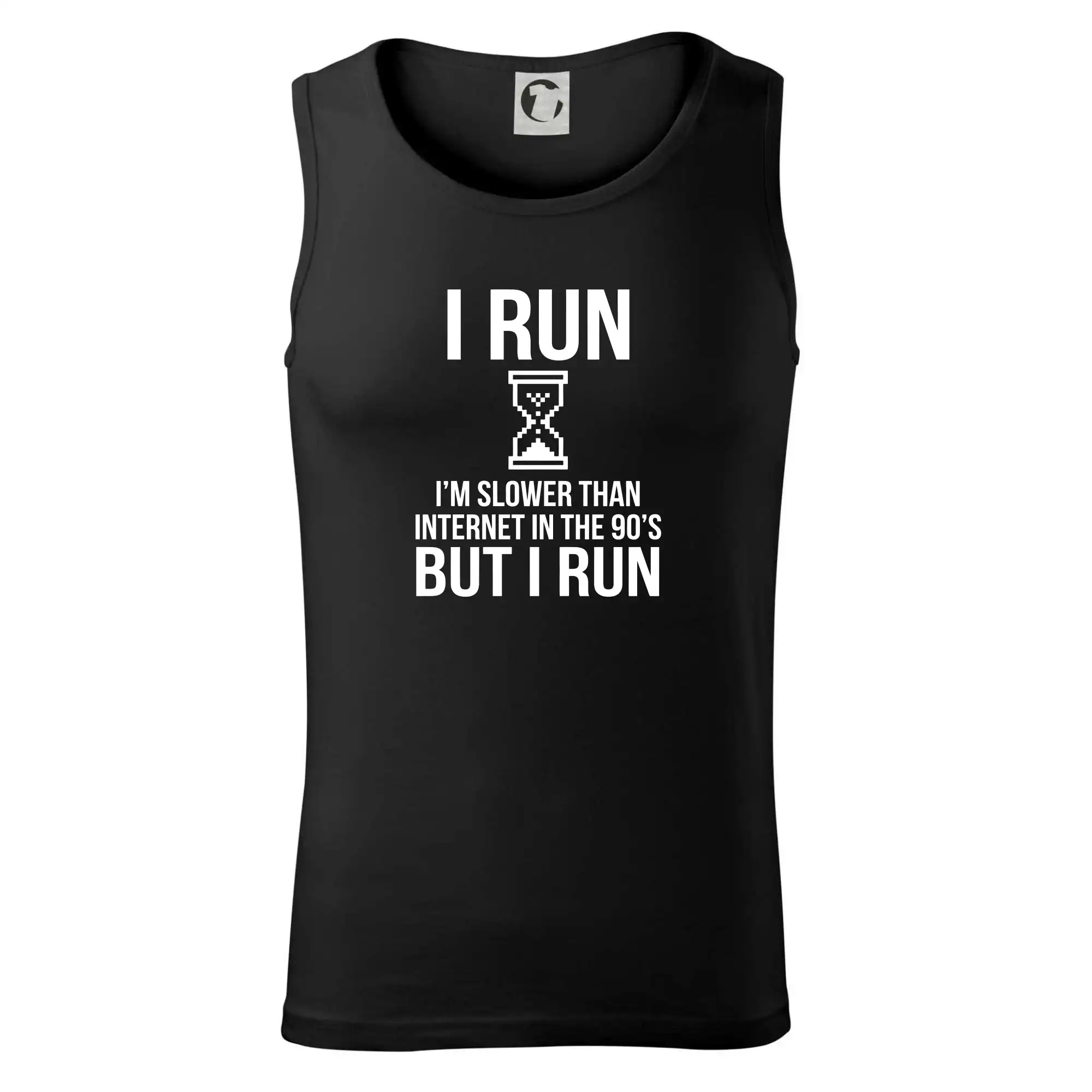 Tričká pre bežcov - I run slower then internet - Tielko pánske Core