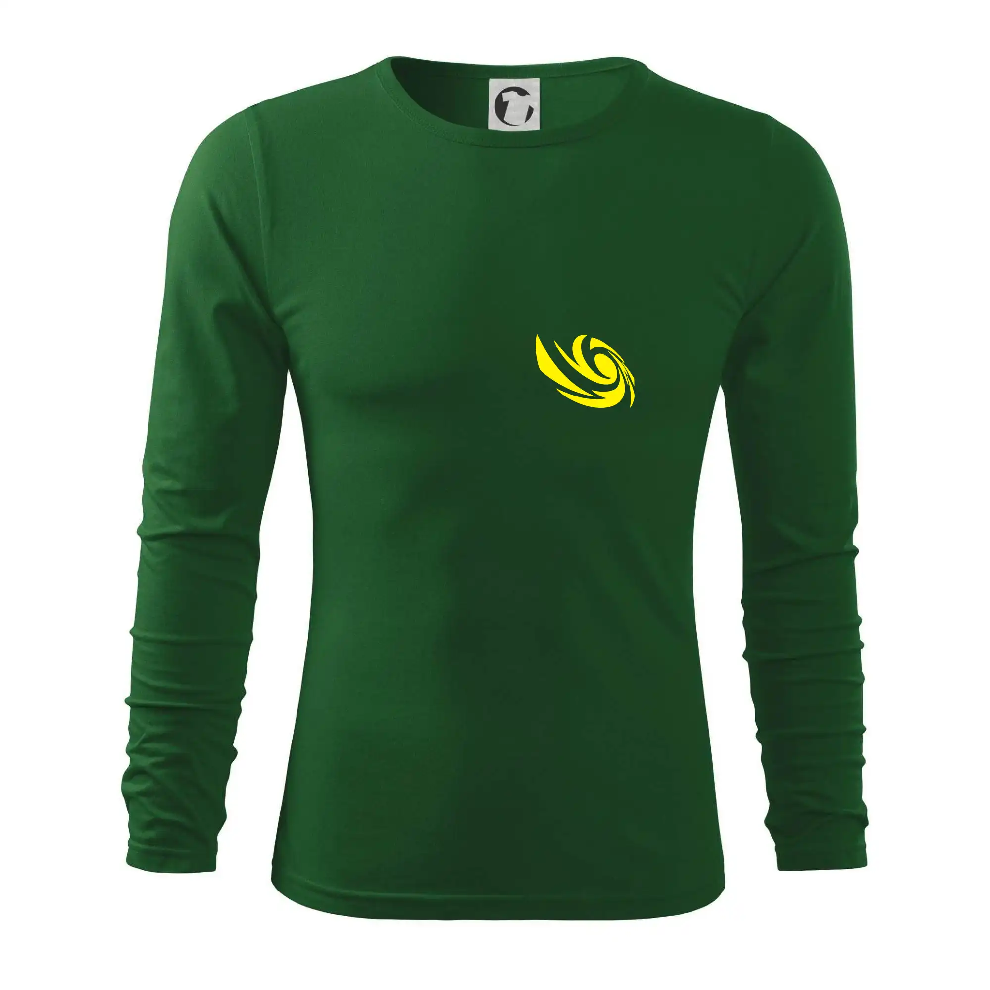 Tričká, mikiny a šiltovky pre Youtubery - Vortex logo na prsia - Tričko s dlhým rukávom FIT-T long sleeve