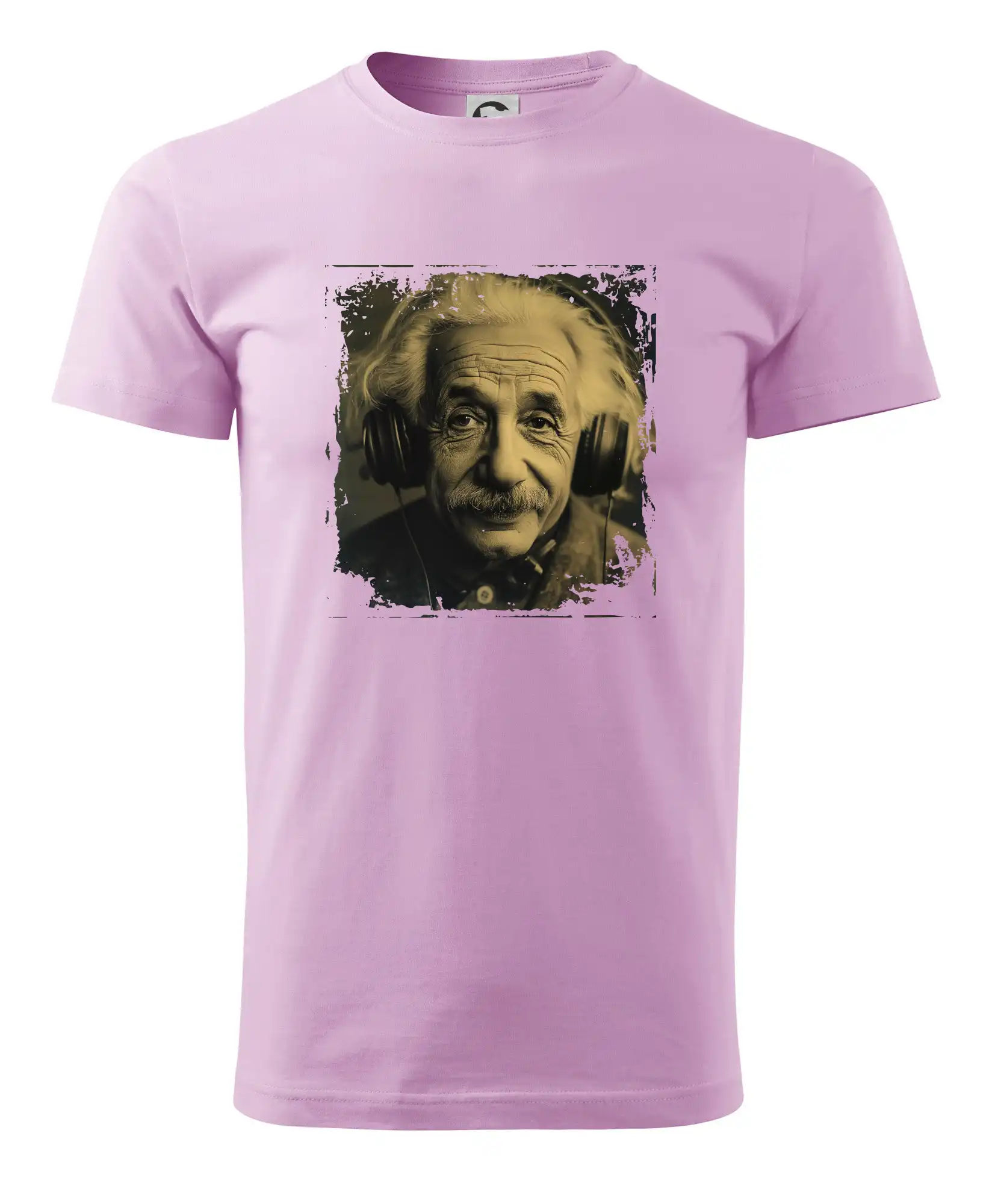 Albert se sluchátky
