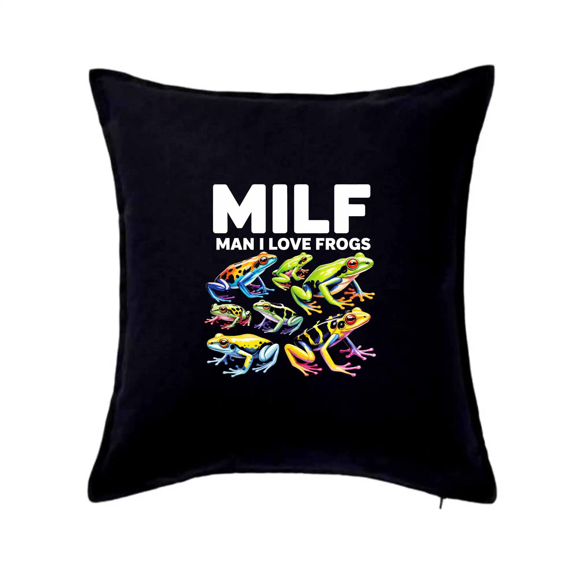 Tričká na párty - MILF Man I Love Frogs - Vankúš 50x50