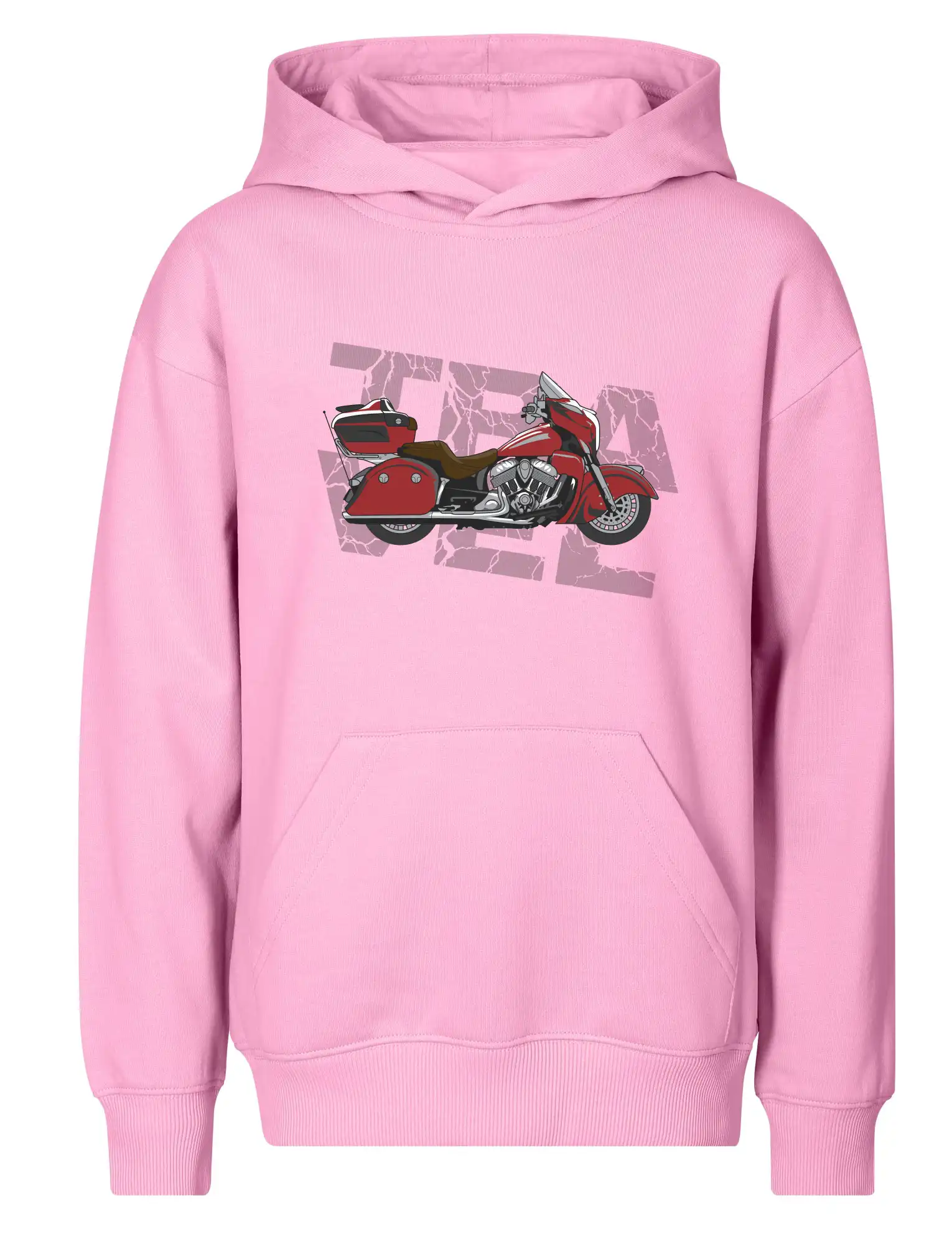 Cestovní motorka Amerika červená