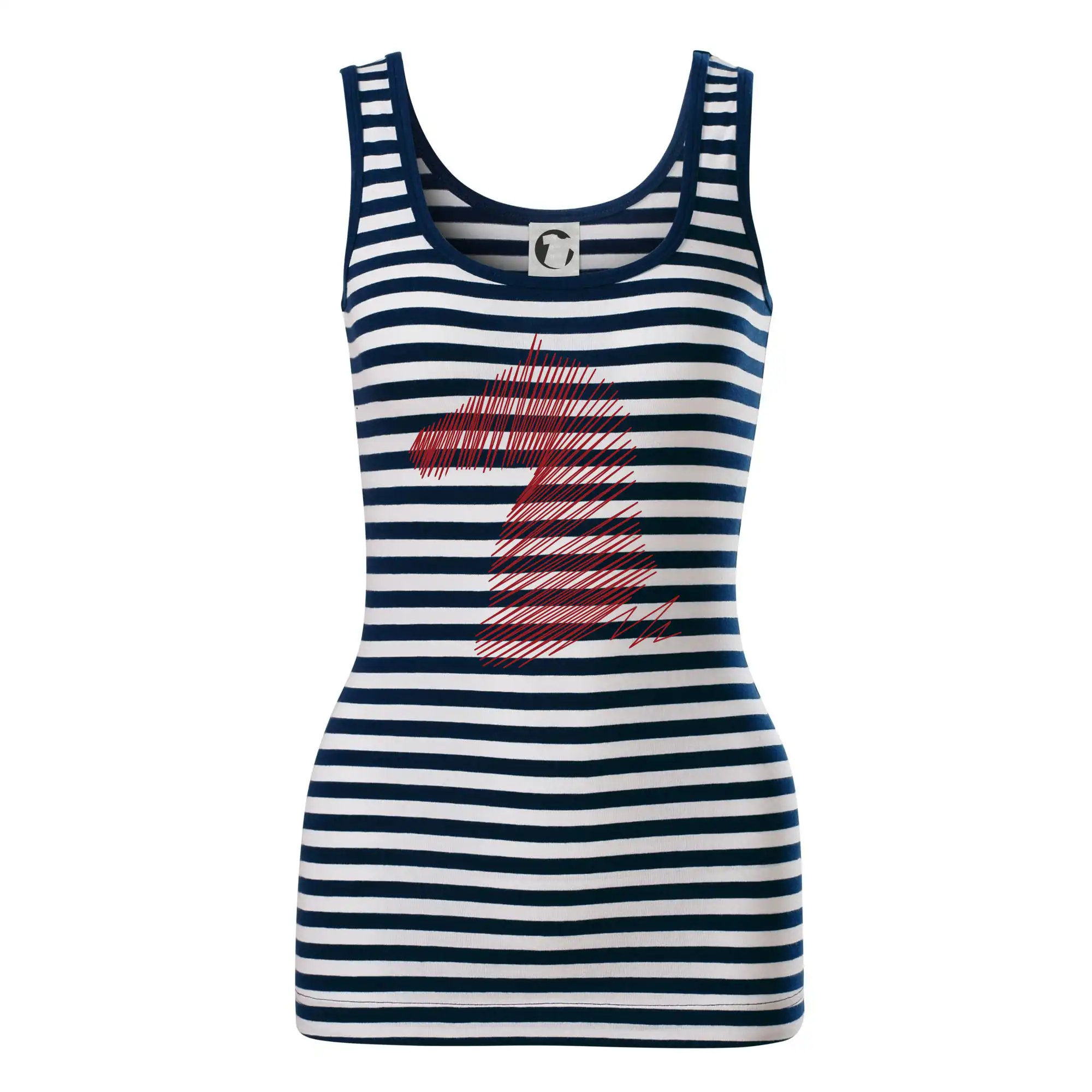 Tričká s koňmi - Kôň linky - Sailor tielko na vodu