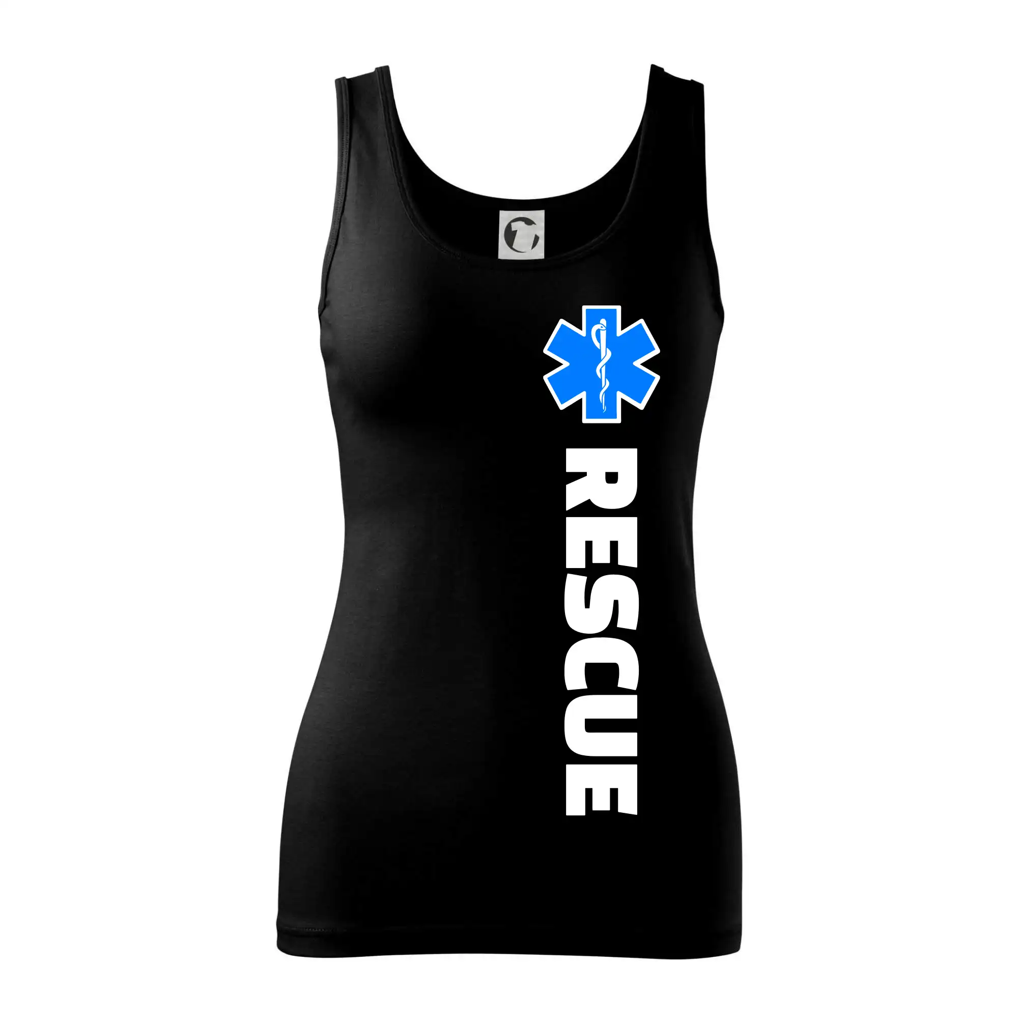 Tričká a mikiny pre záchranárov a lekárov - Kvalitné oblečenie pre zdravotníkov - Rescue - pre záchranárov - Dámske tielko