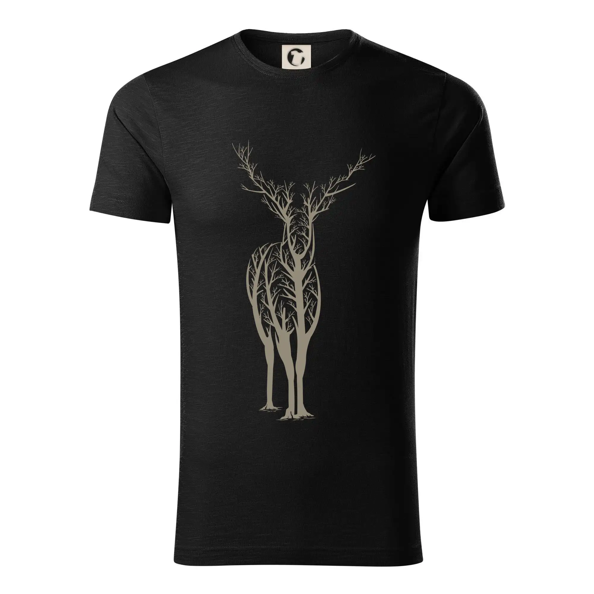 Tričká so zvieratami - Jelen ze stromů - Tričko z organickej bavlny