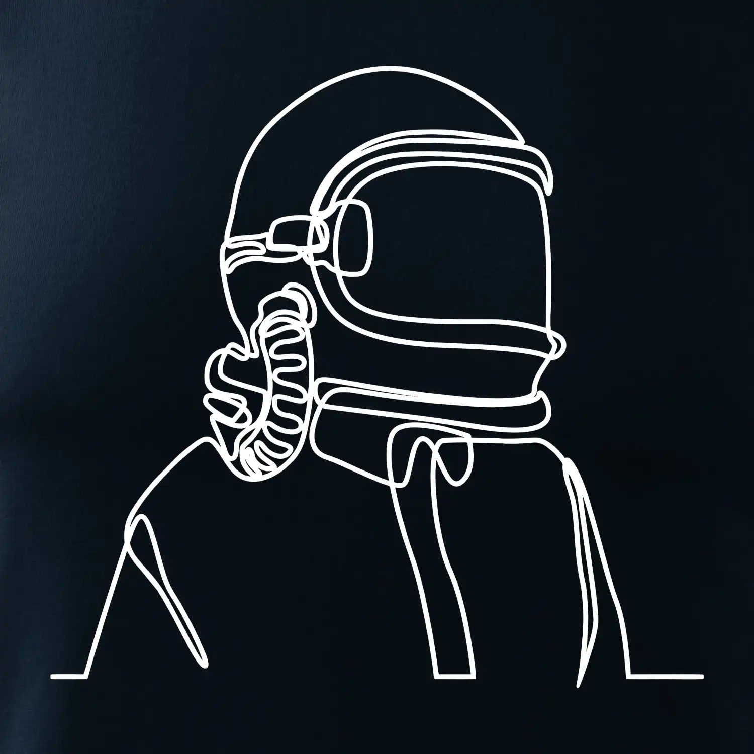 Astronaut jedním tahem