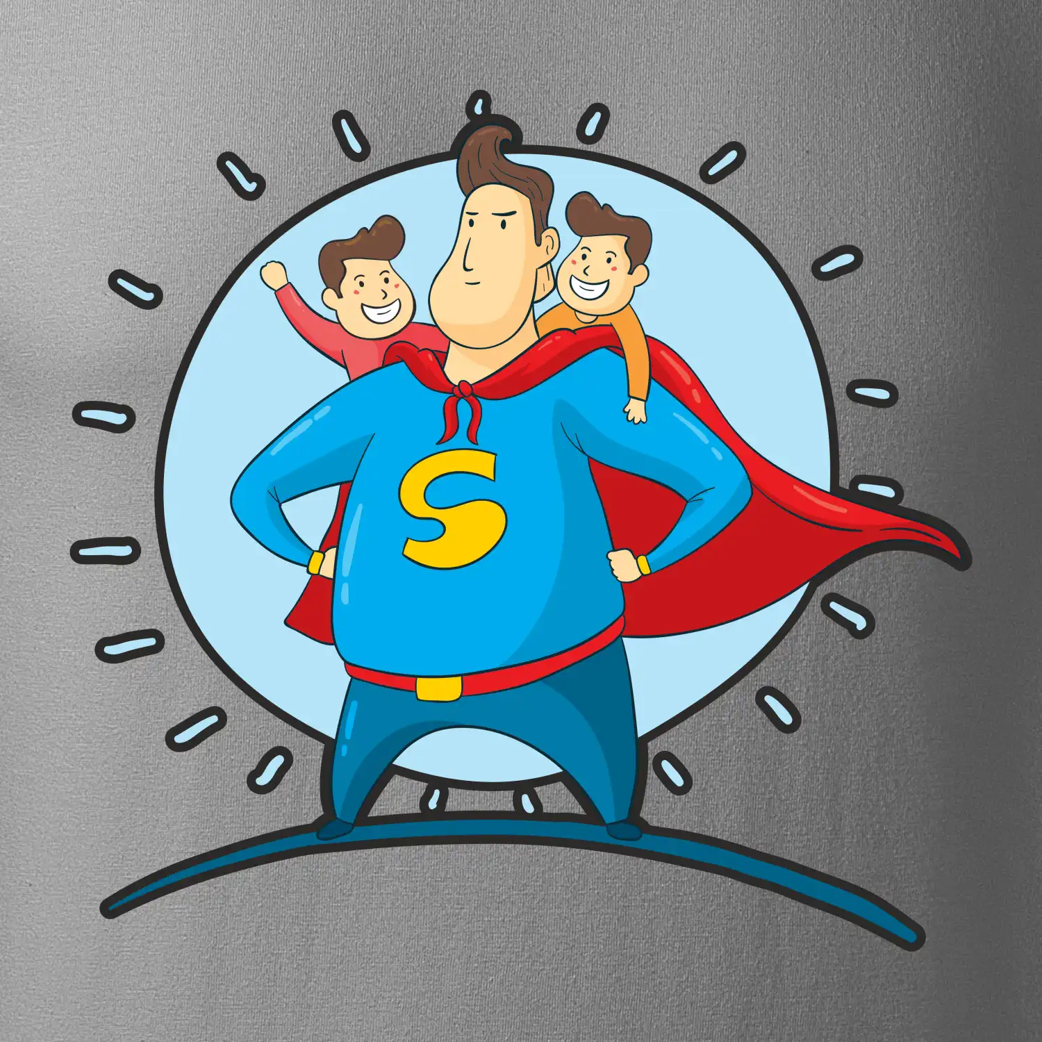 Táta superman - kluk a kluk