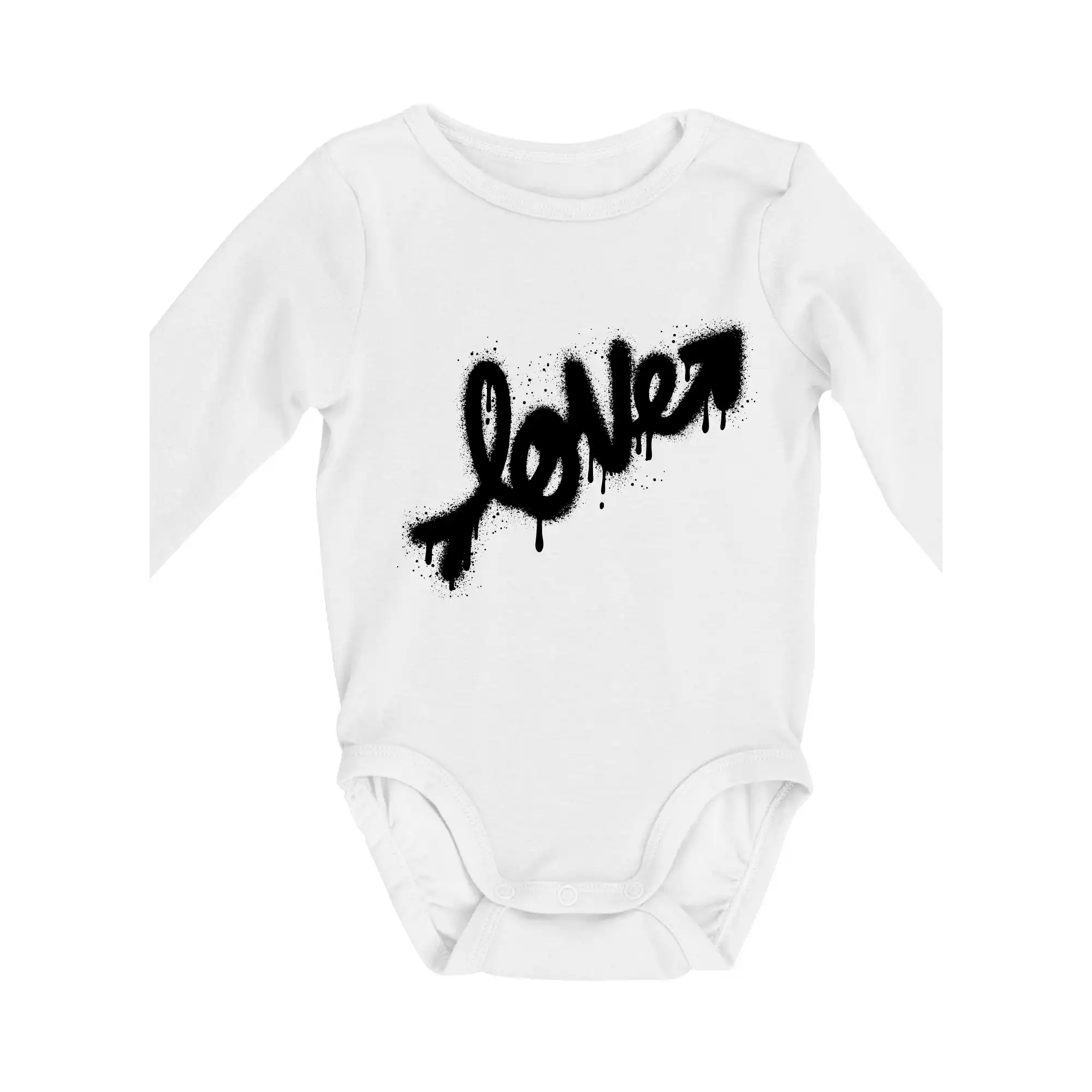 Tričká pre zamilovaných - Love sprej - Body dojčenské s dlhým rukávom