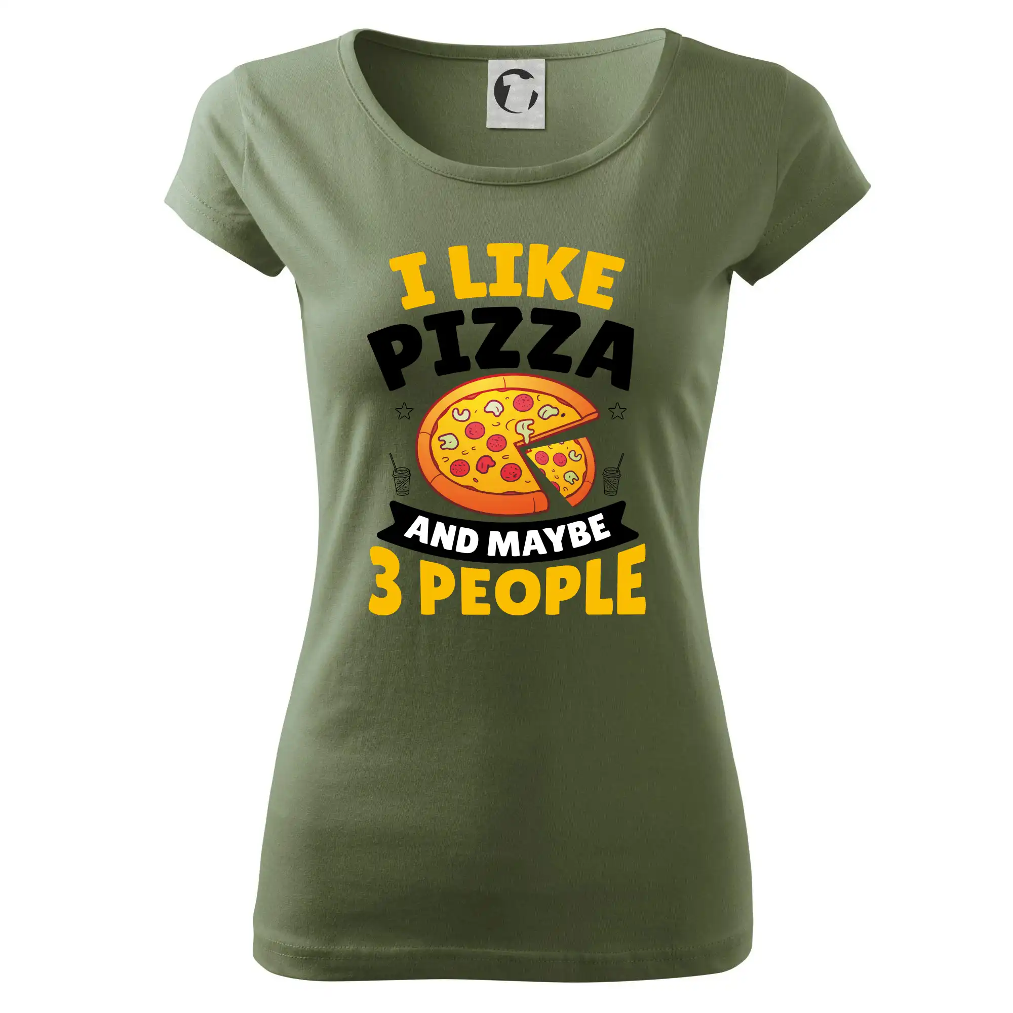 I like pizza and maybe 3 people