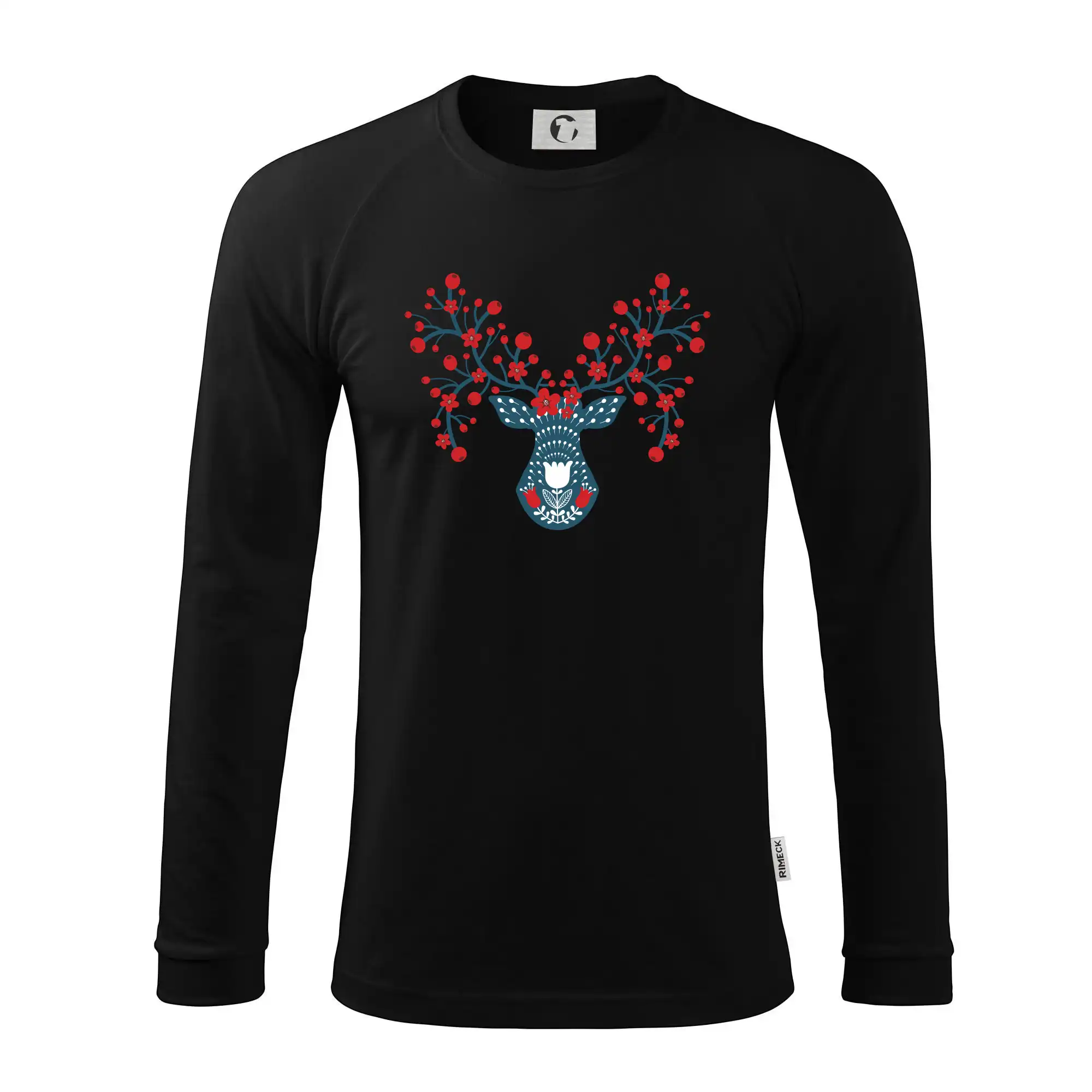 Folklor - jelen s červenými plody