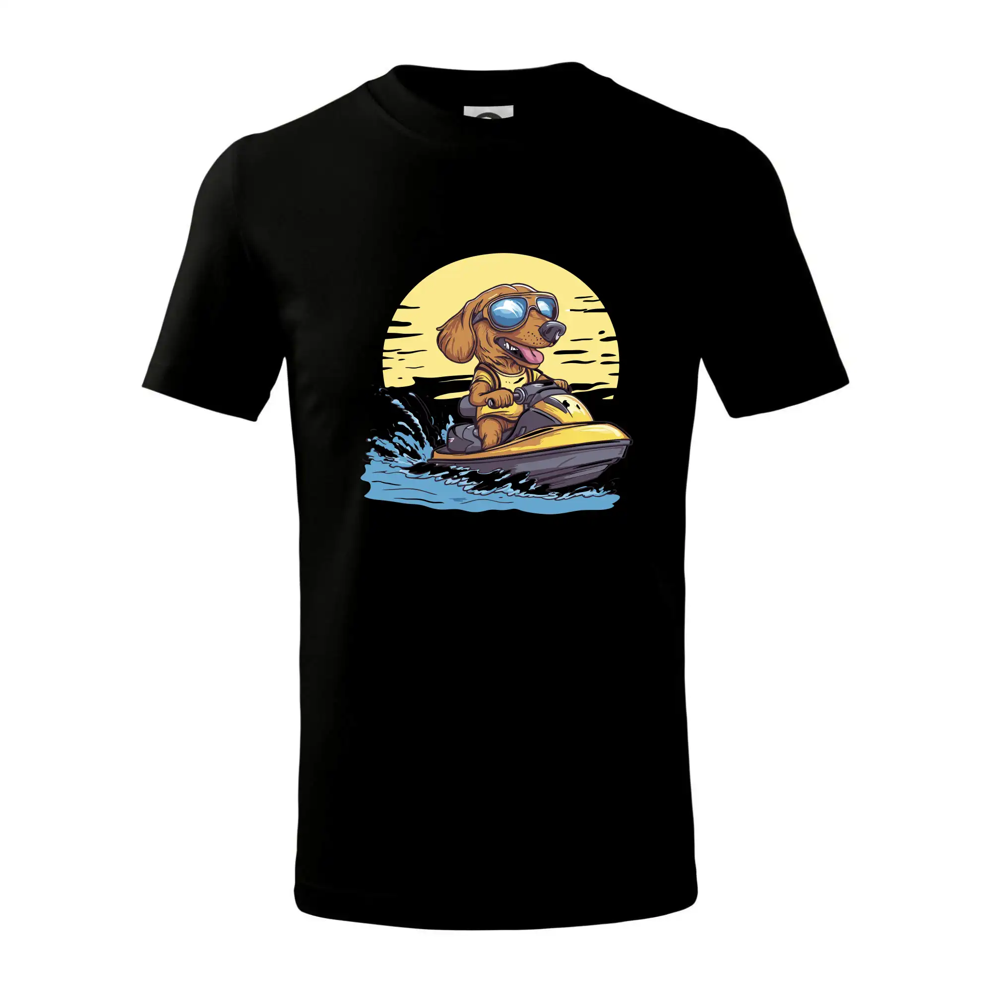 Jezevčík na vodním skútru