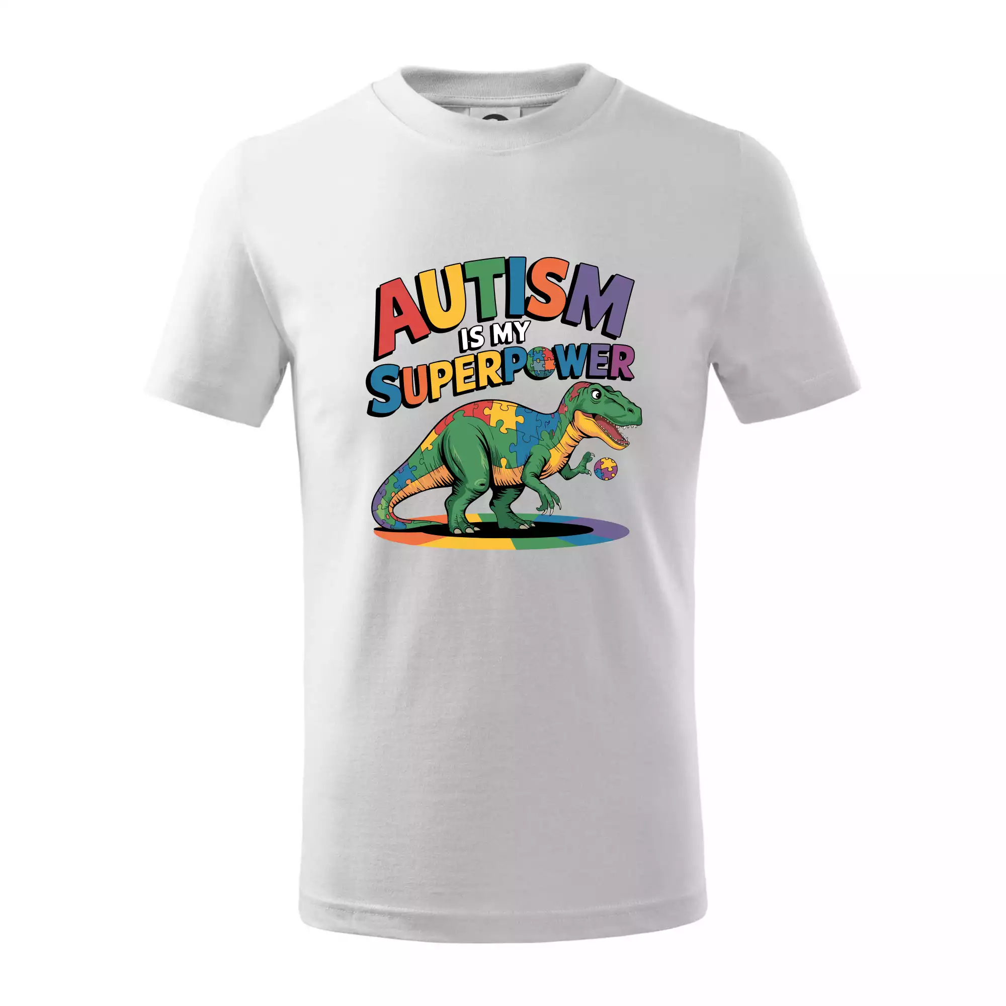 Stojící Rex Autism is my superpower