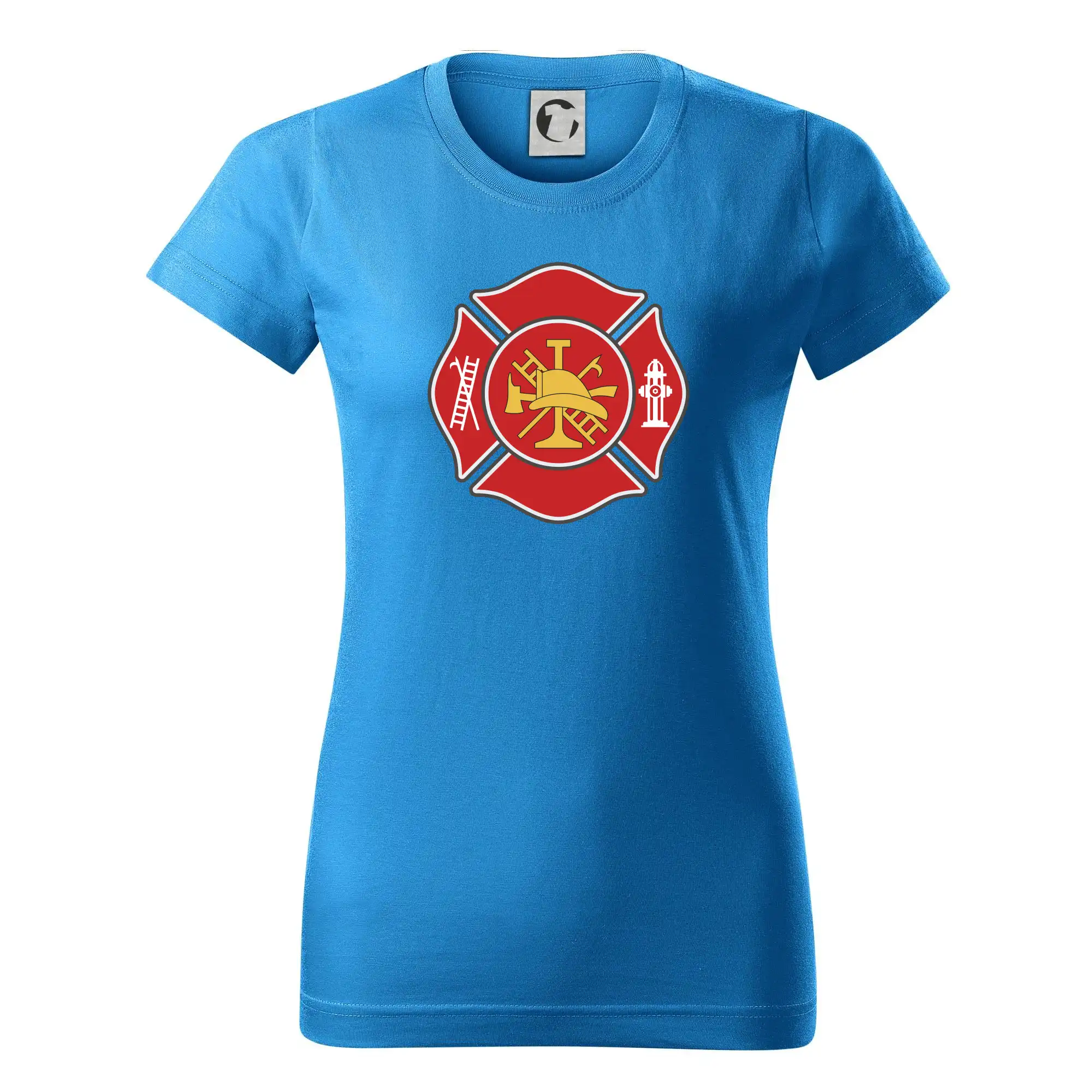 Fire department logo červené