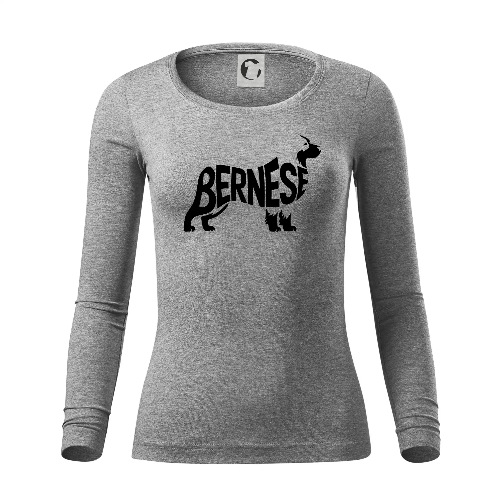 Bernese Mountain Dog nápis v těle