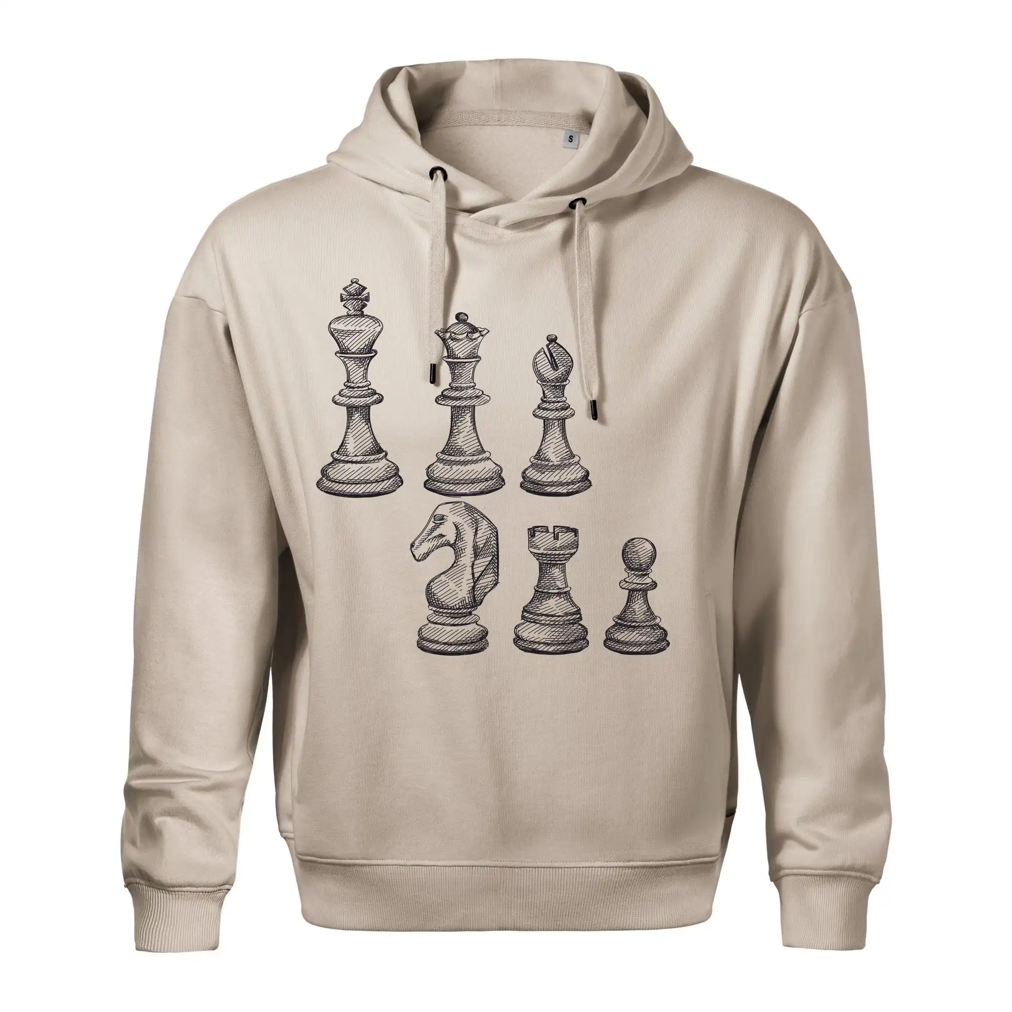 Šachové figurky kreslené