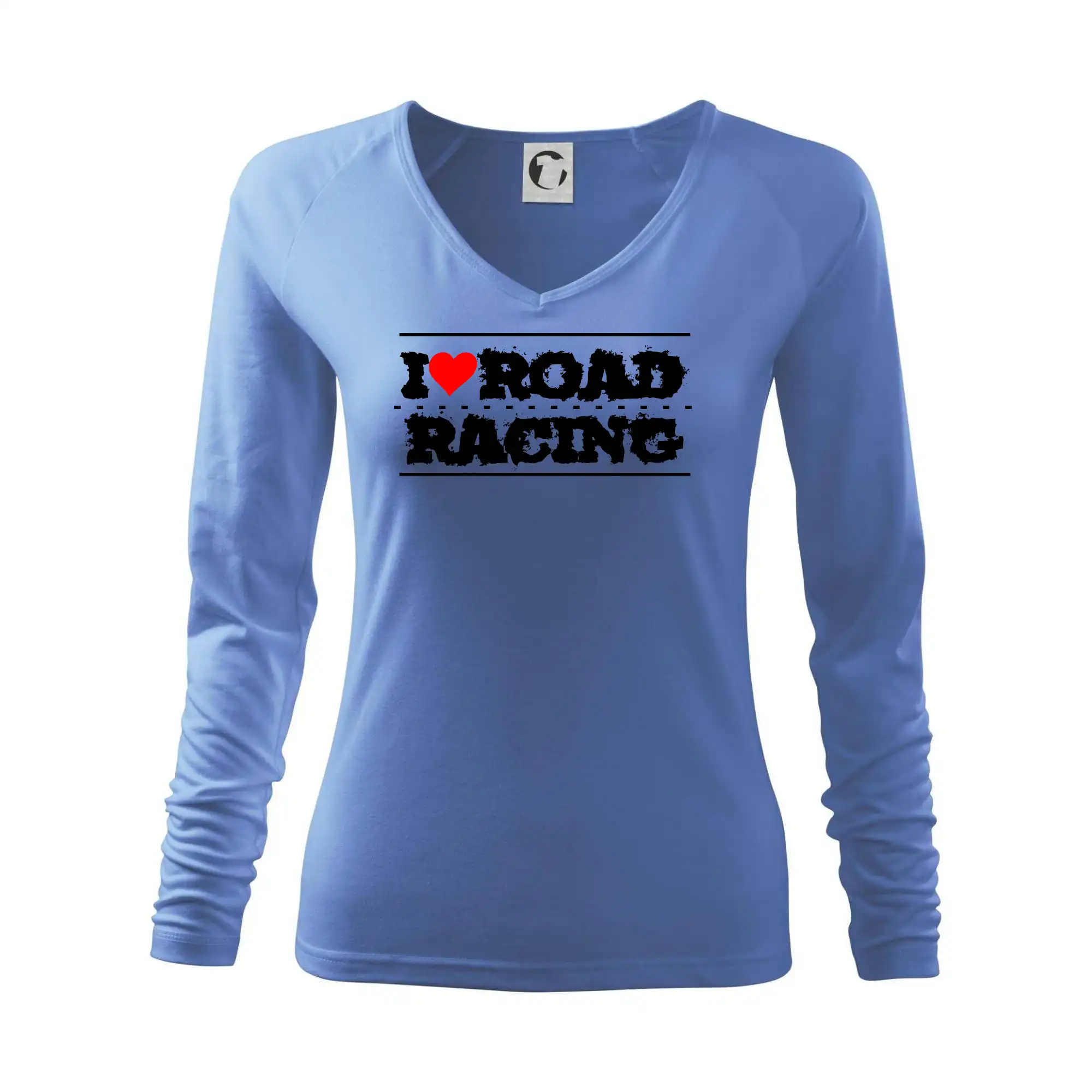 Tričká a mikiny s potlačou motoriek – pre pravých motorkárov - I love road racing - Tričko dámske Elegance