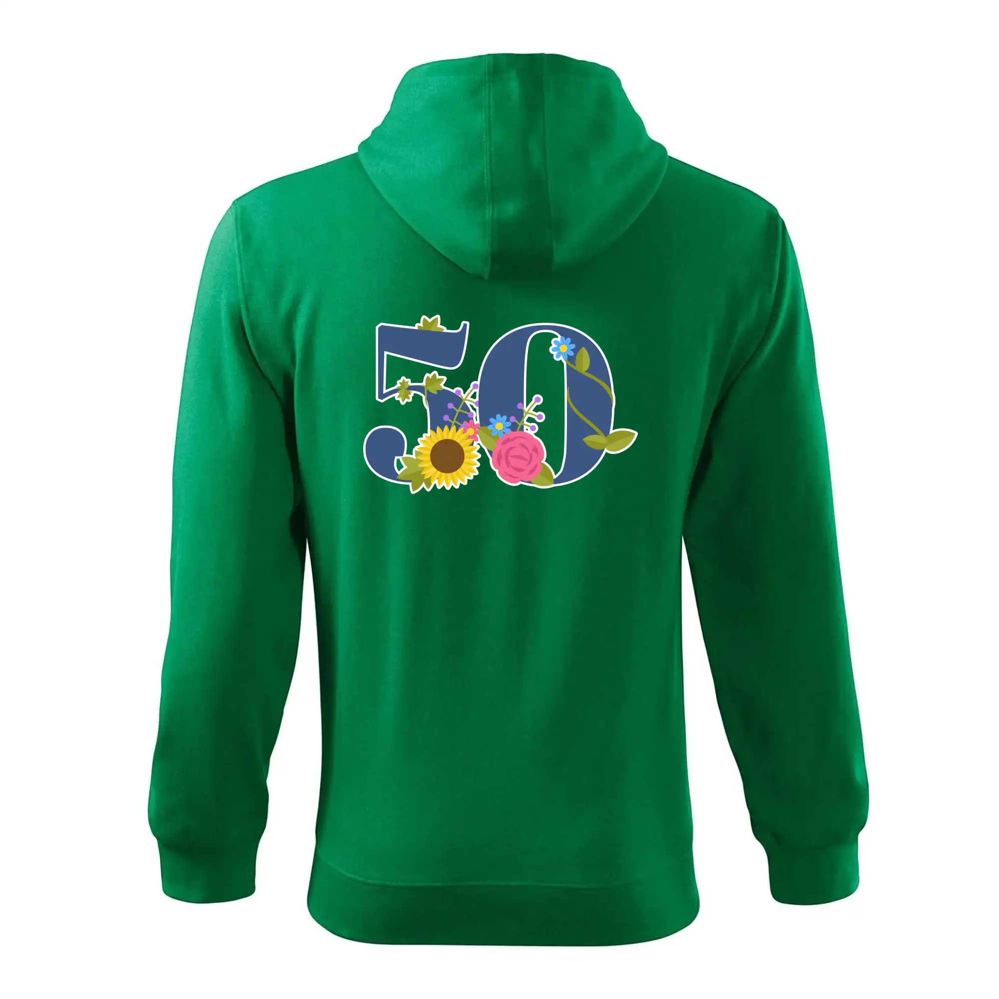 Květinové číslo kreslené - 50