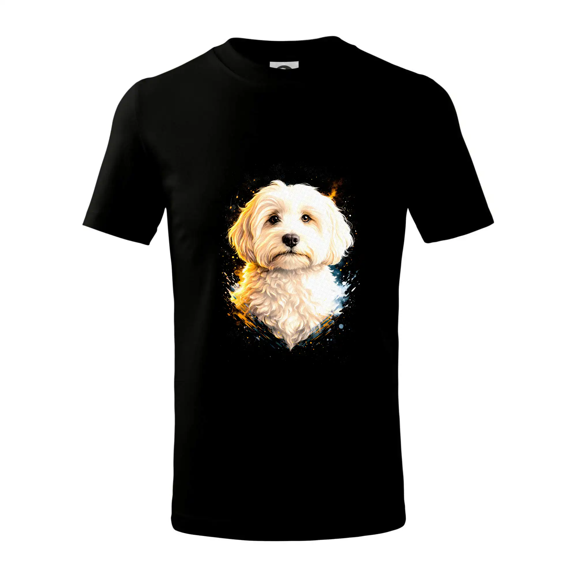 Ostatné psie plemená - Obrázok poltón Maltipoo - Tričko detské bavlnené