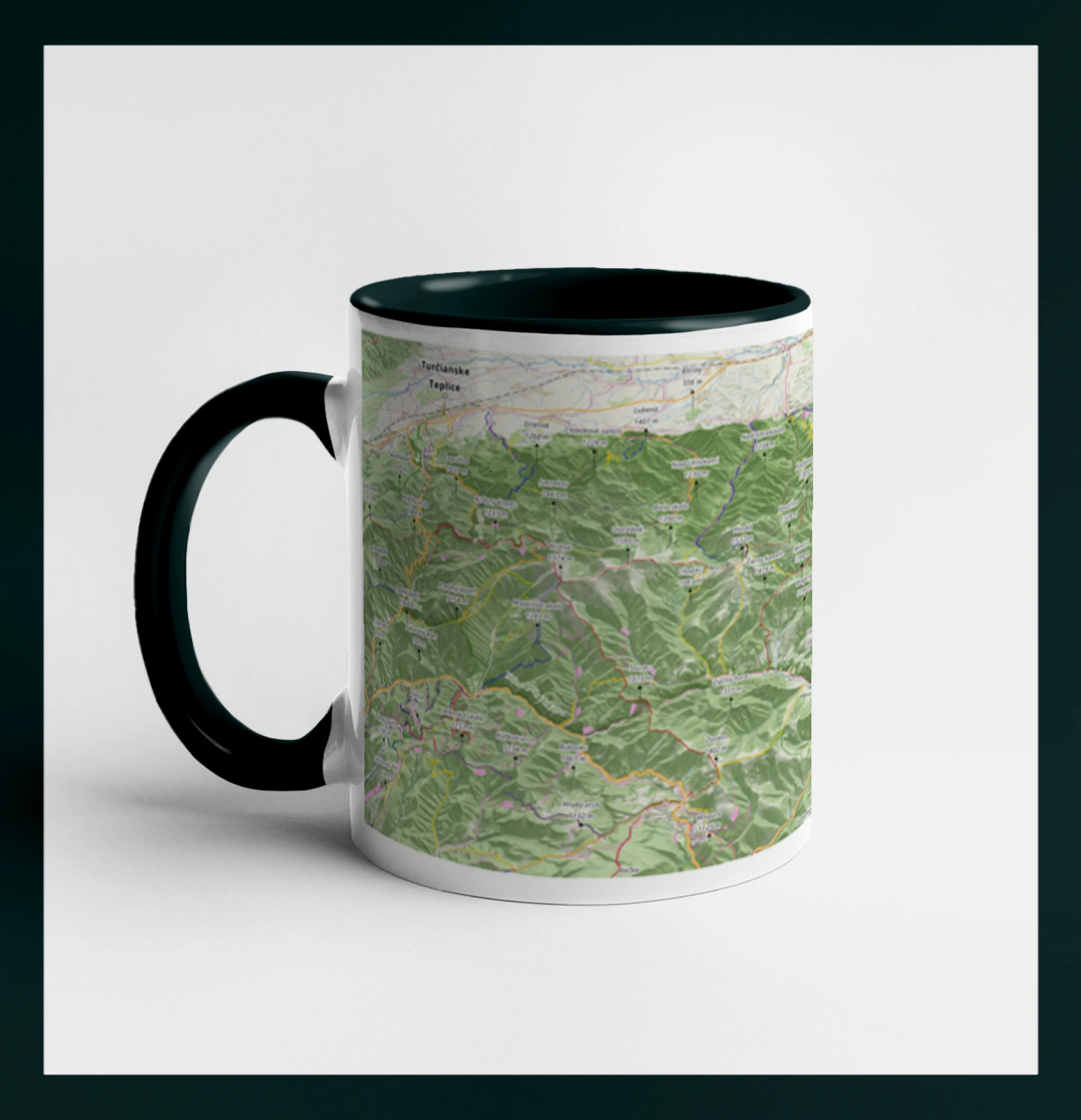 Hrnček mapa Veľká Fatra