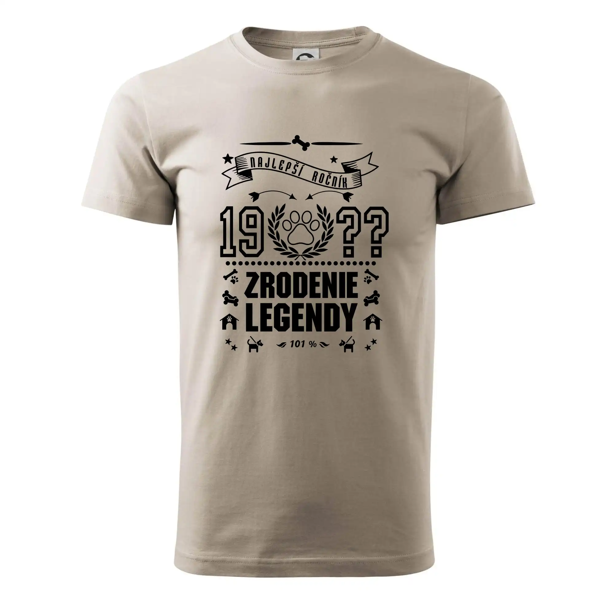 Trička Zrodenie legendy - Zrodenie legendy - pre psíčkarov - Pánske tričko nižšej gramáže