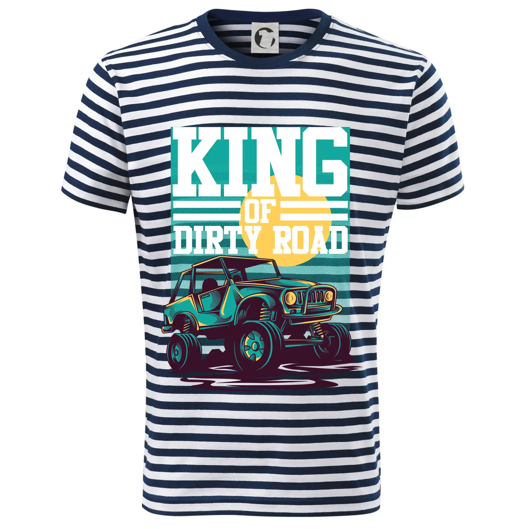 Auto tričká - King of dirty road - Dětské triko na vodu