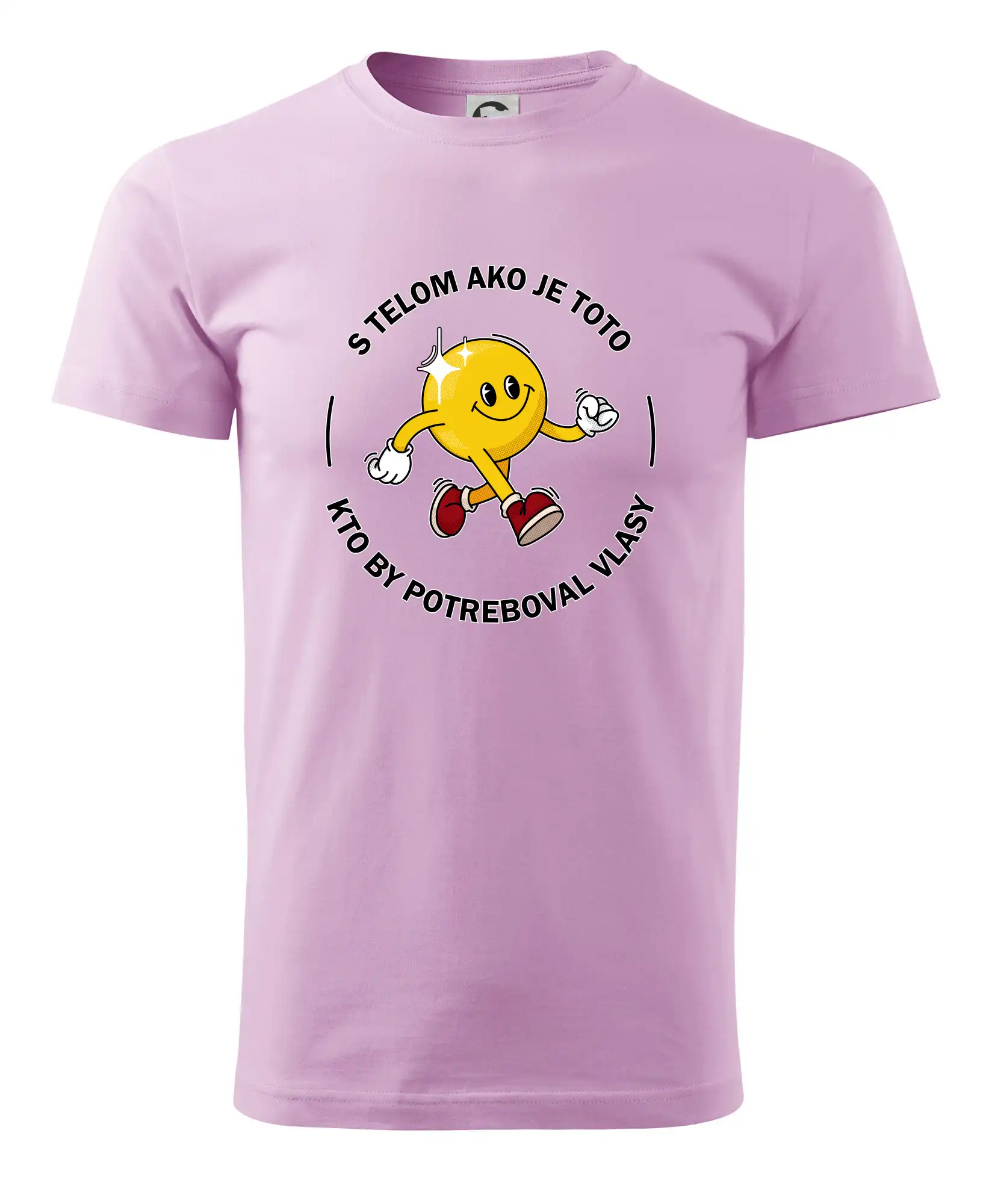 Grafické tričká - S telom ako je toto, kto by potreboval vlasy - Pánske tričko nižšej gramáže