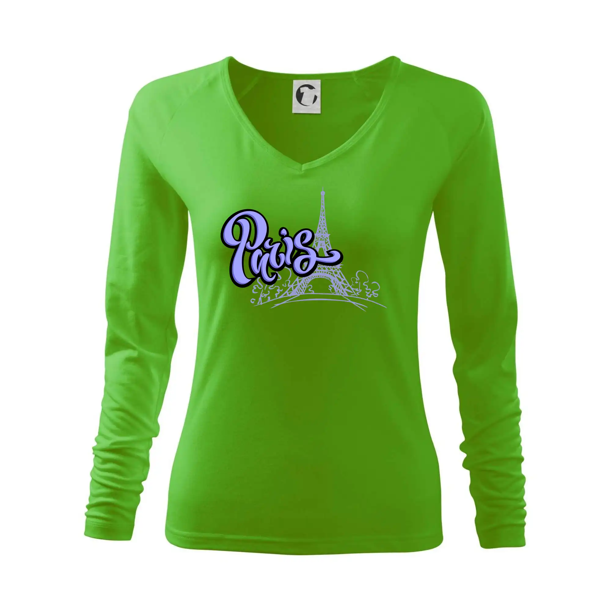 Tričká Francúzsko - Paris Lettering - Tričko dámske Elegance