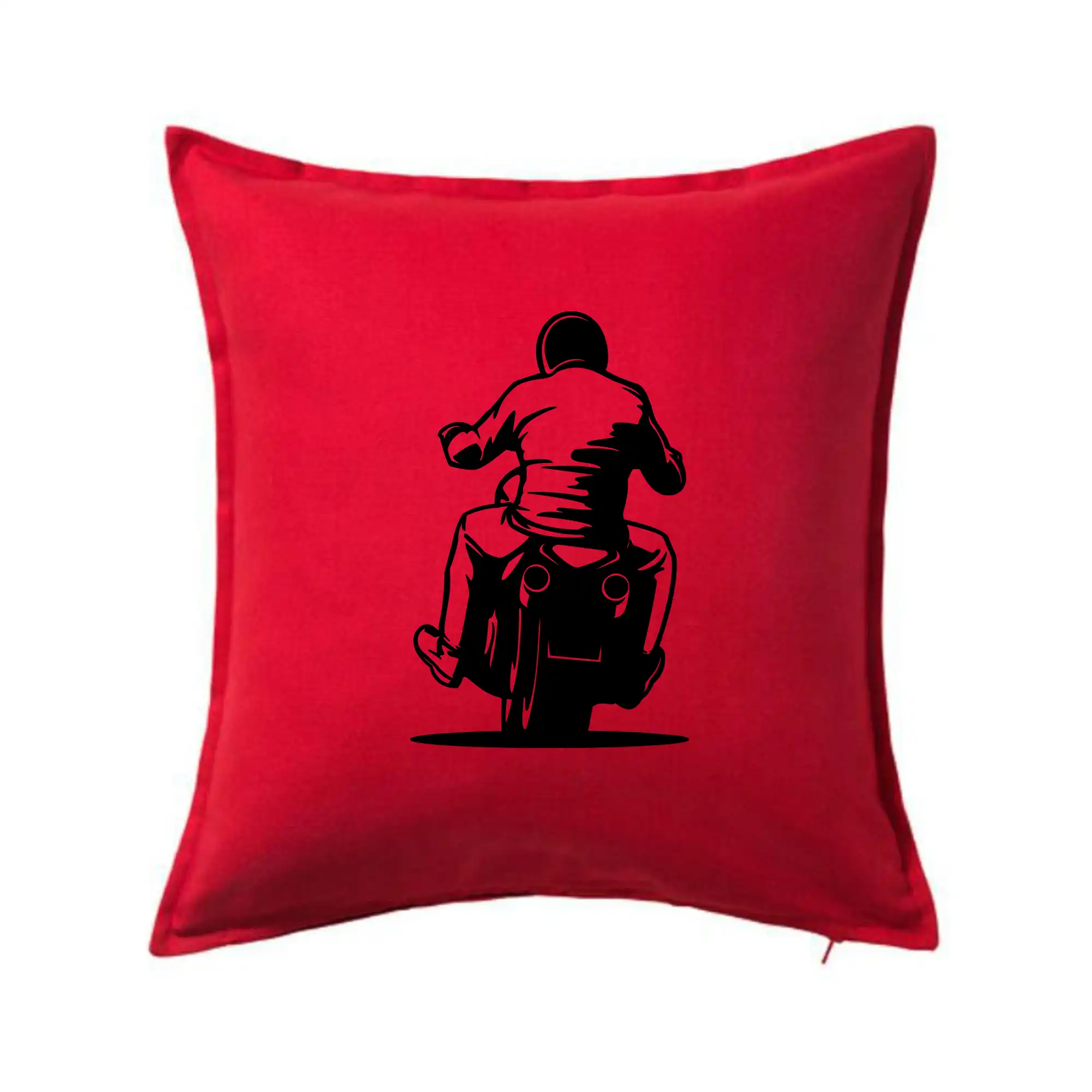 Motorkář na zádech - chopper