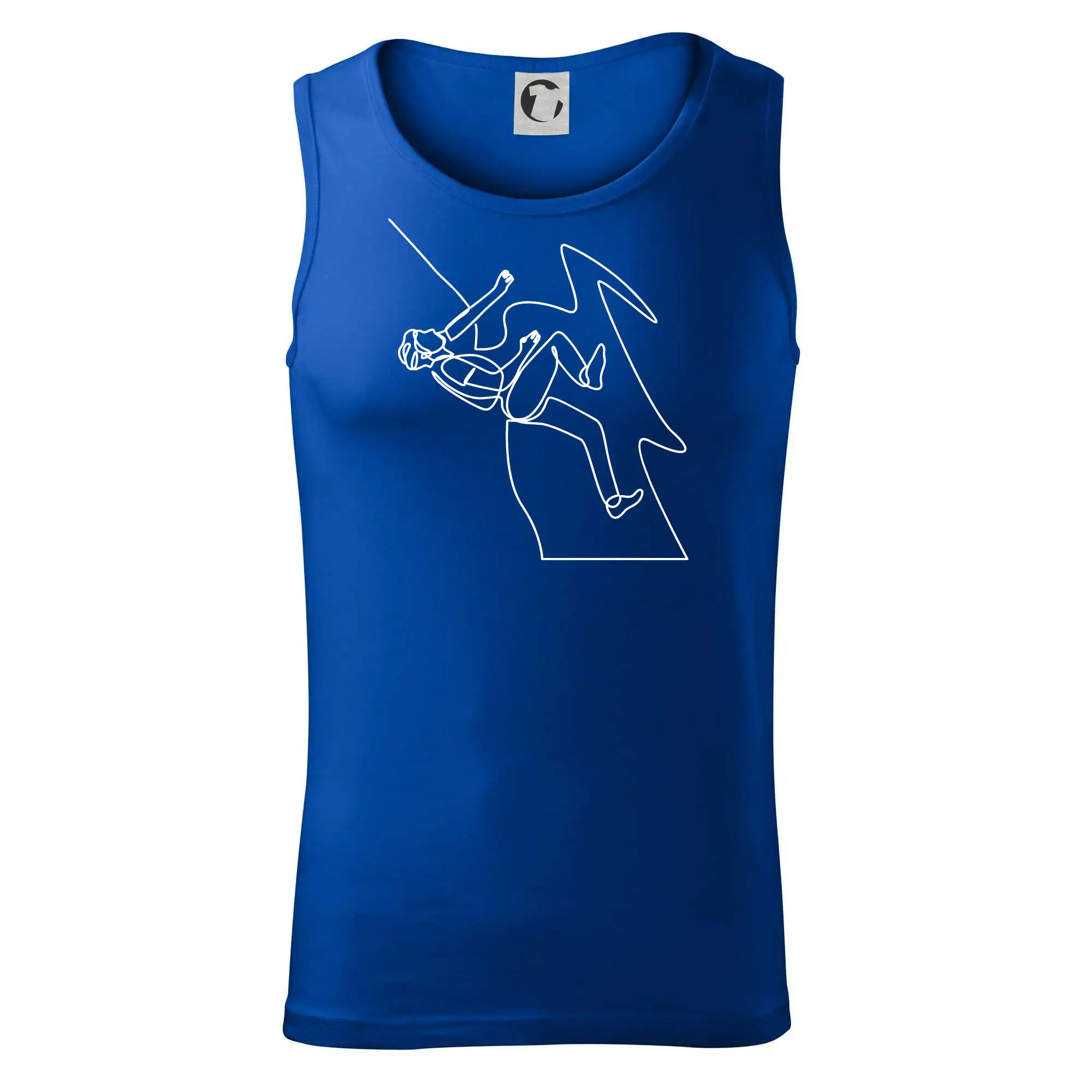 Lezec na skále jedním tahem