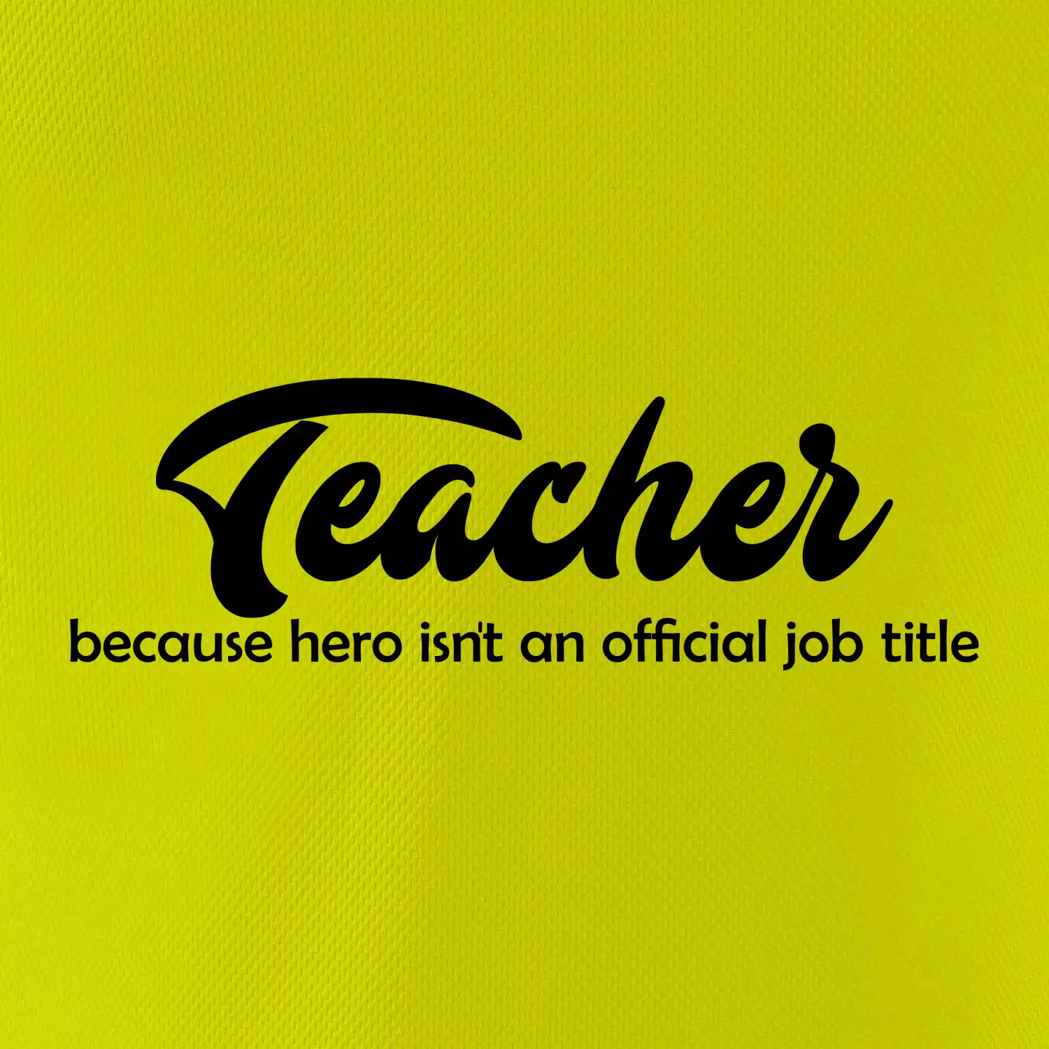 Teacher title