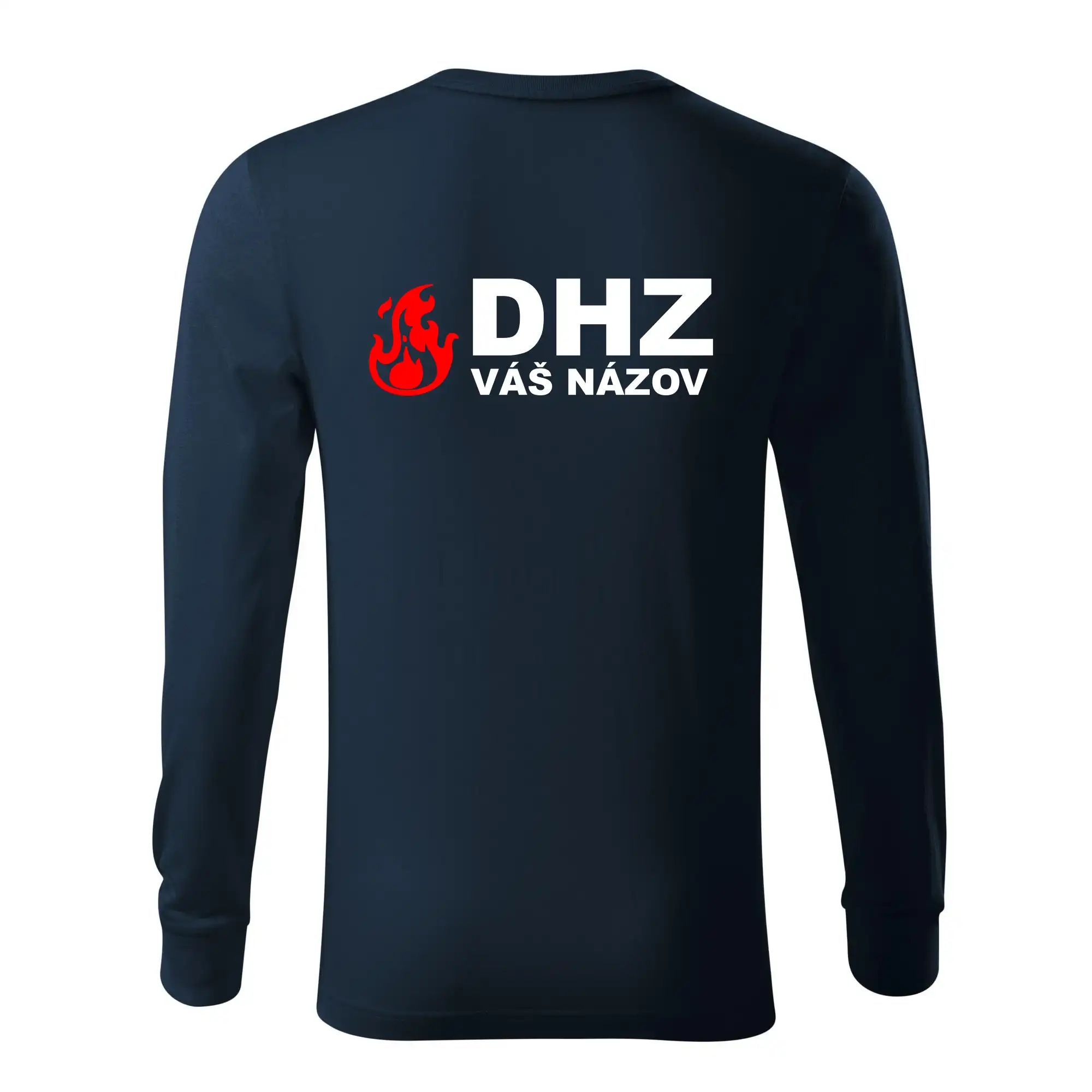 DHZ (oheň, firesport, názov sboru - vlastný nápis)